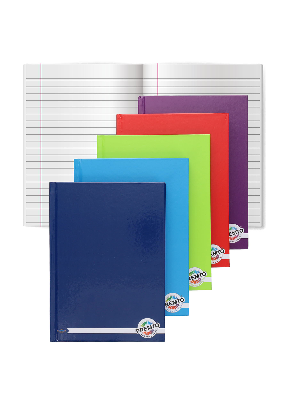 A5 160pg Hardcover Notebooks - 5 Asst