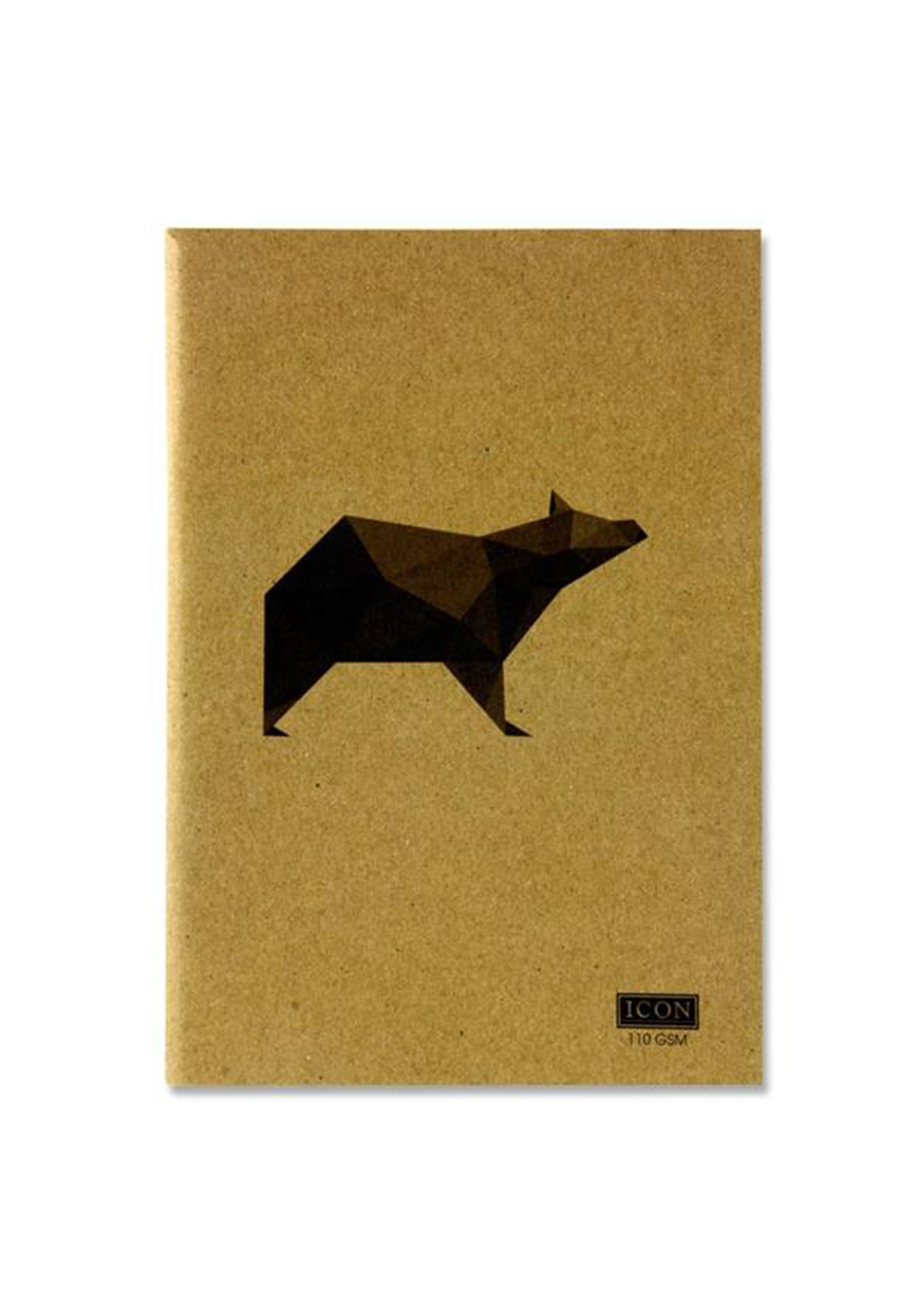 A5 80Pg 110gsm Kraft Sketch Book Animalia Design 4 Asst