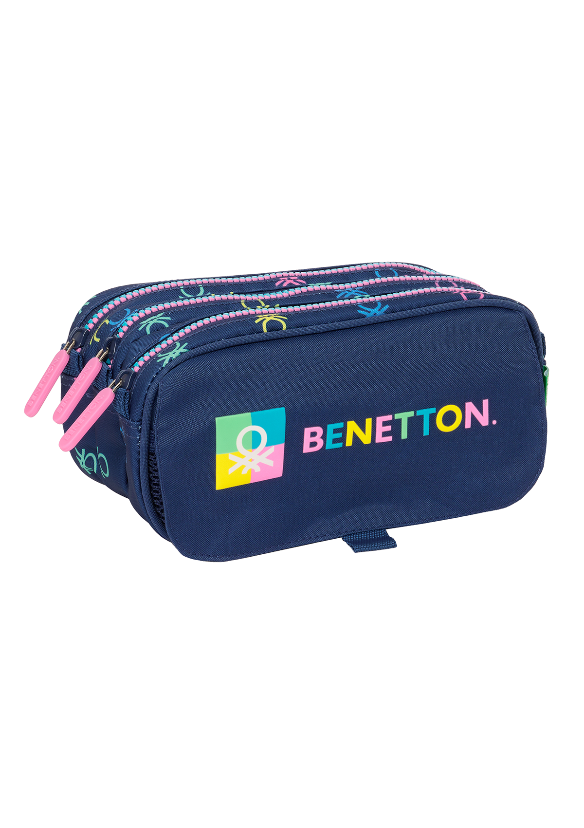 Benetton Cool Large Triple Pencil Case