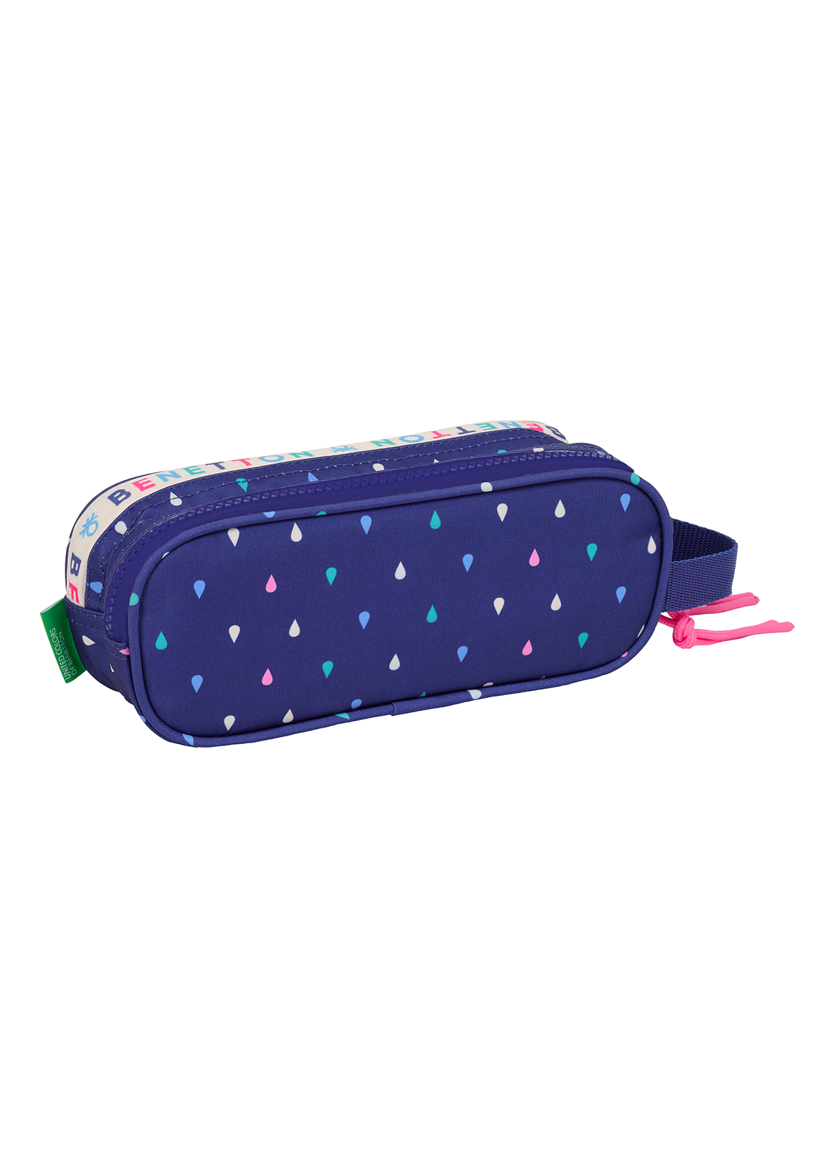 Benetton Drop Double Pencil Case