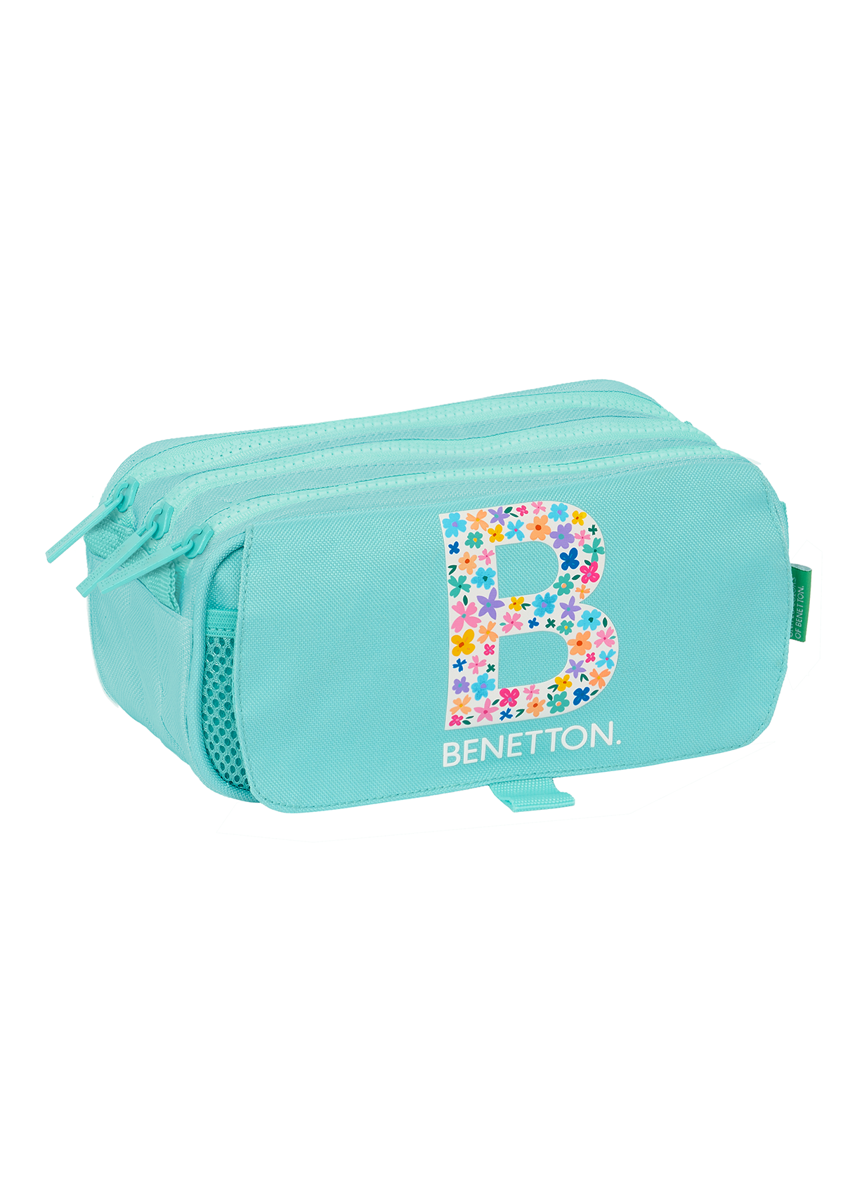 Benetton Letter Large Triple Pencil Case