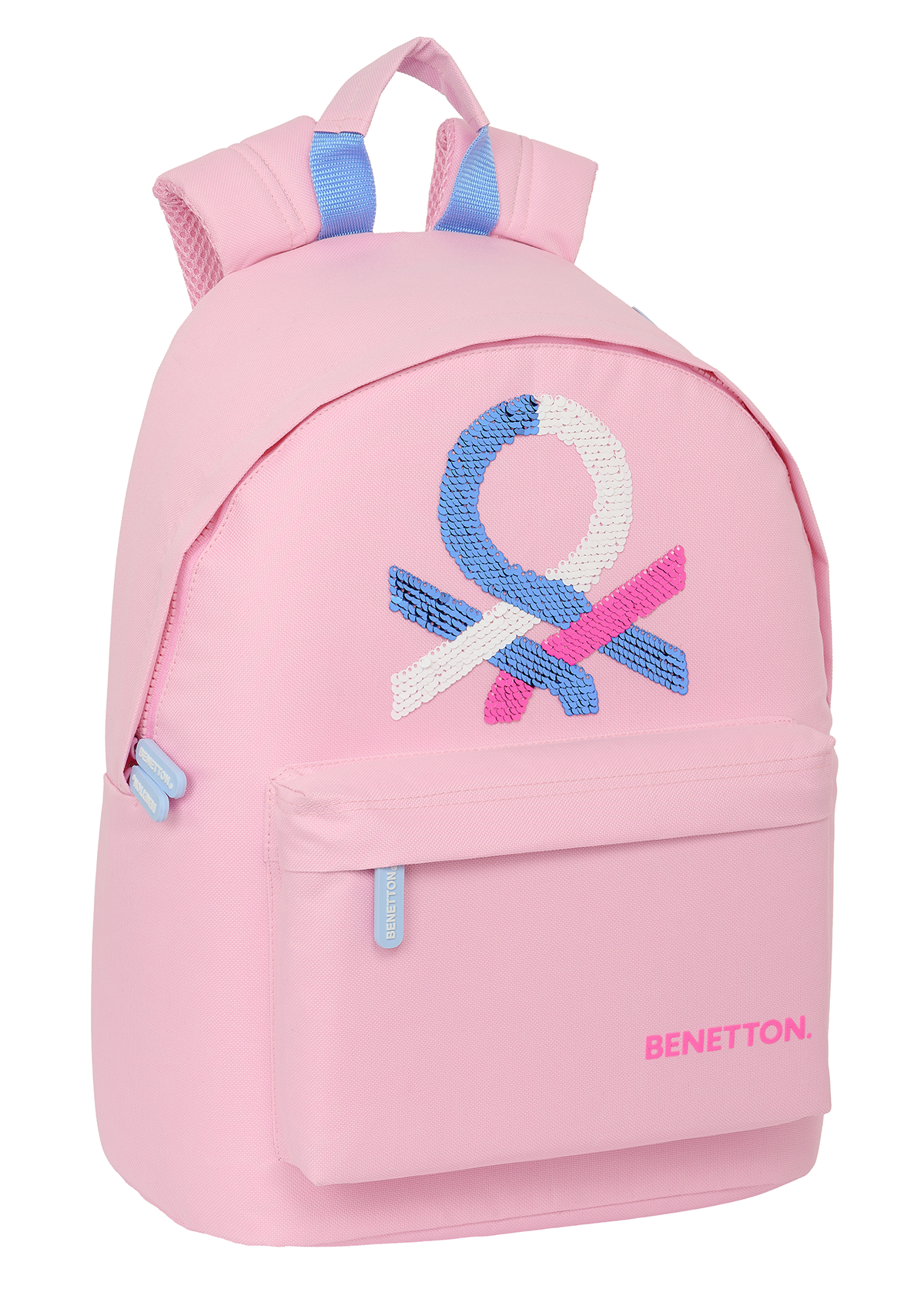 Benetton Pink Laptop Backpack