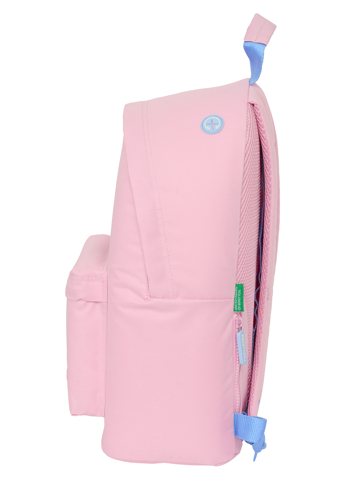 Benetton Pink Laptop Backpack