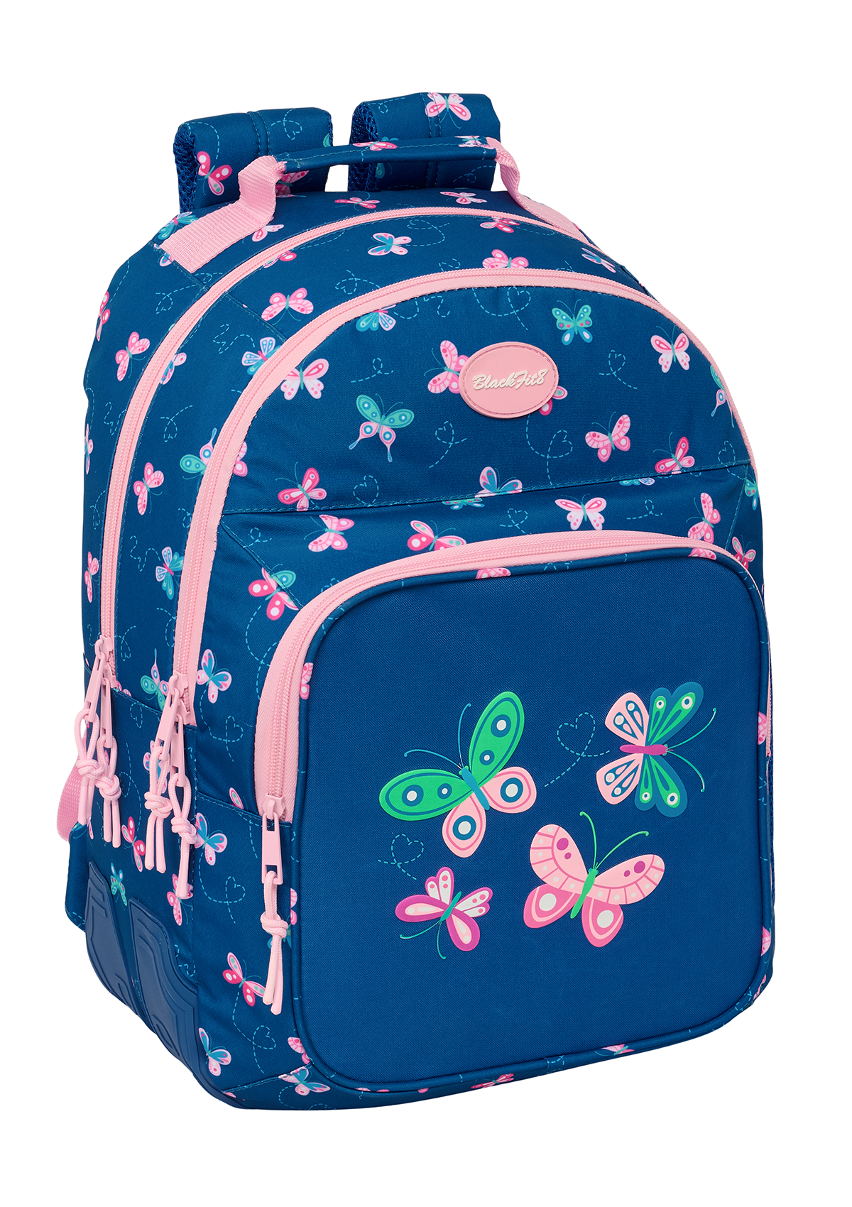 Blackfit8 Mariposas Large Double Backpack