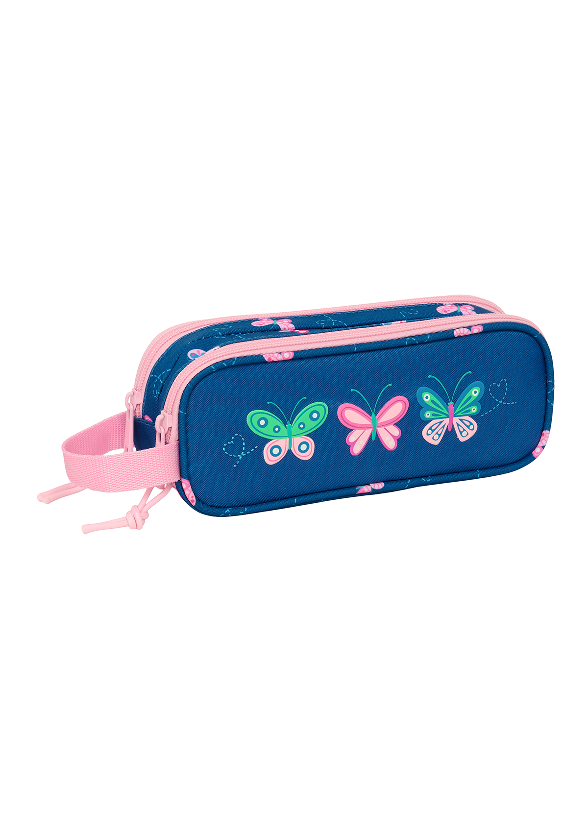 Blackfit8 Mariposas Double Pencil Case
