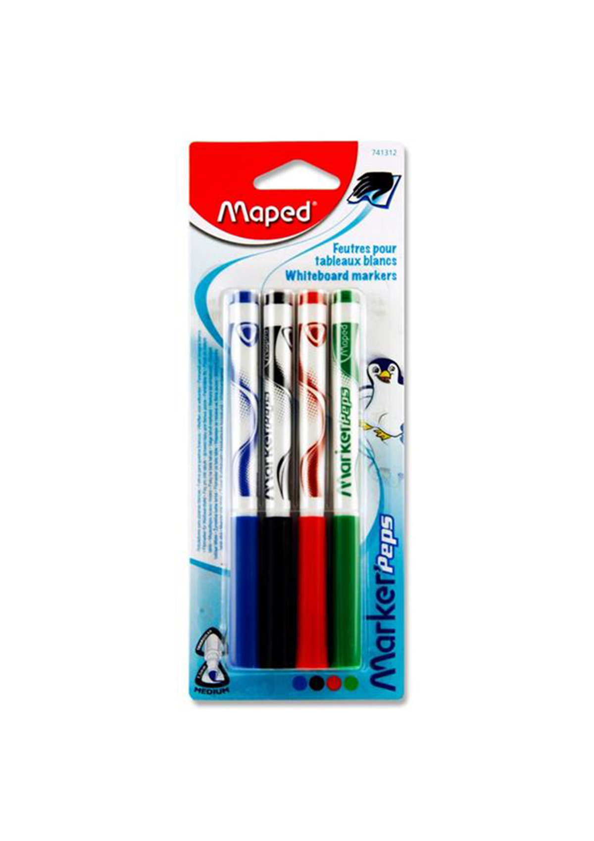 Card 4 Marker'peps Whiteboard Markers