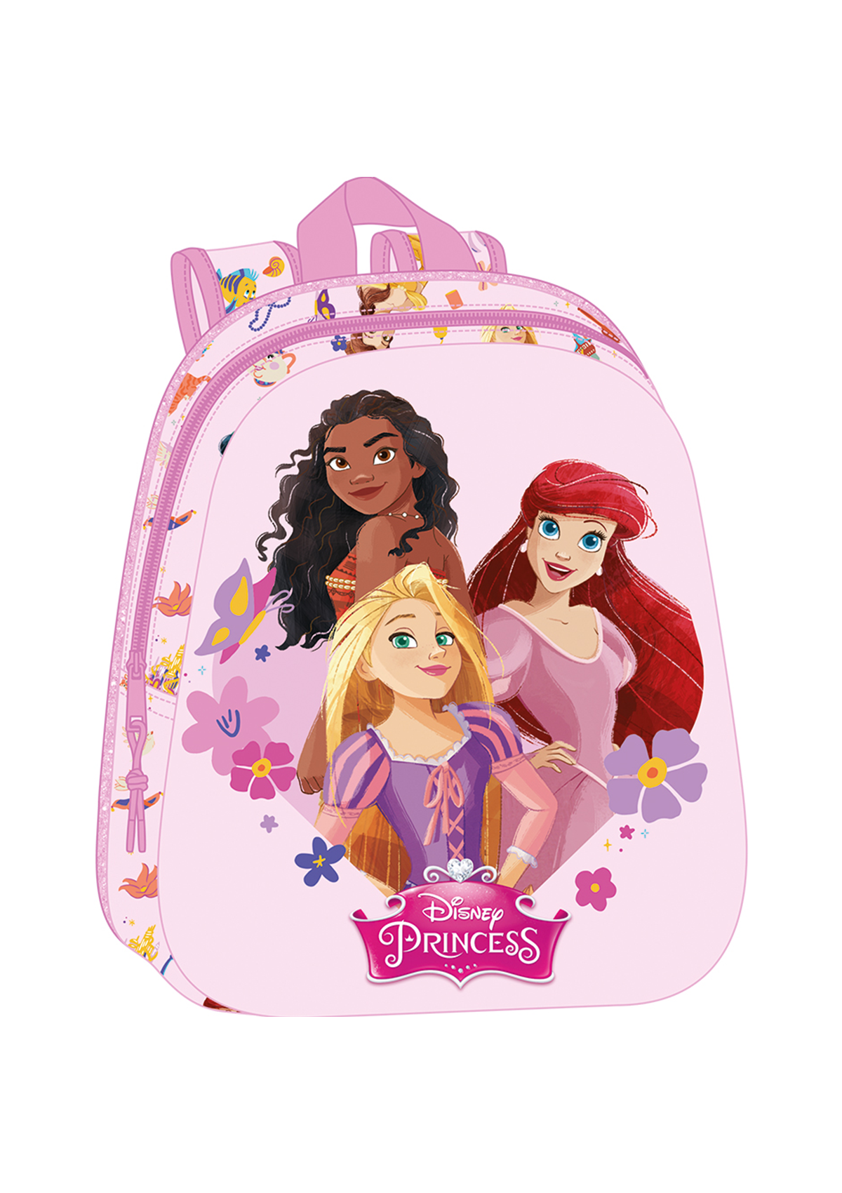 Disney Princess Backpack 3D Pink