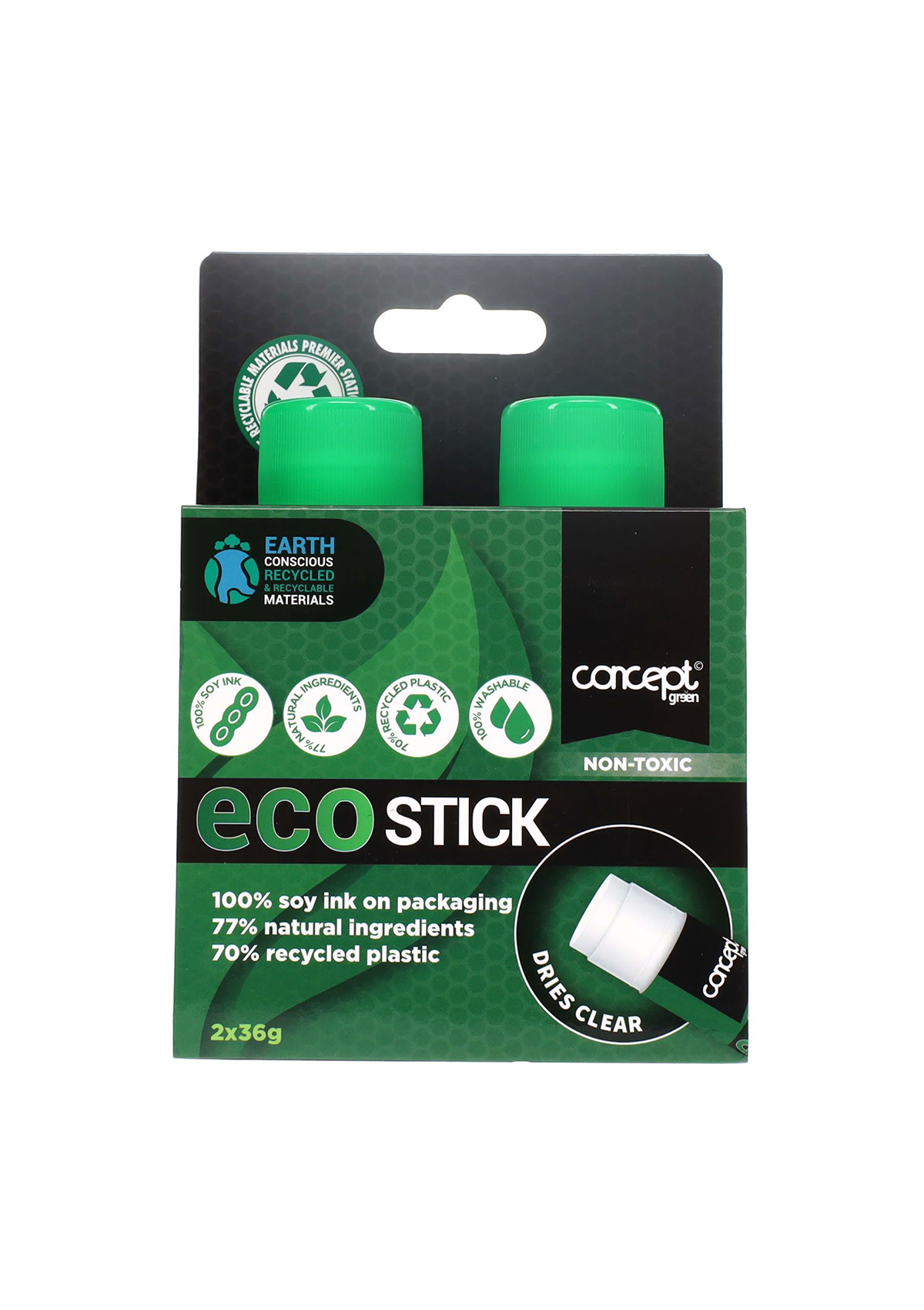 Eco Glue Stick 2 X 36G