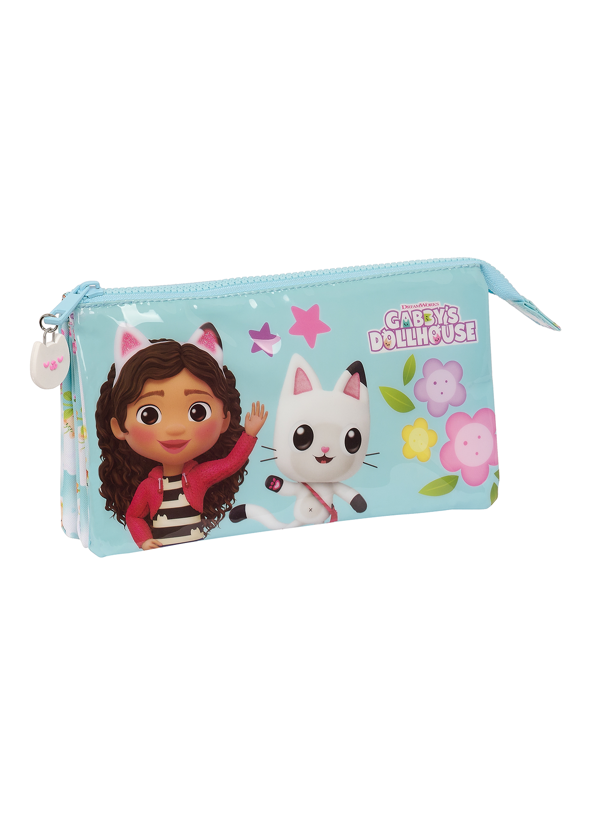 Gabby's Dollhouse Triple Pencil Case