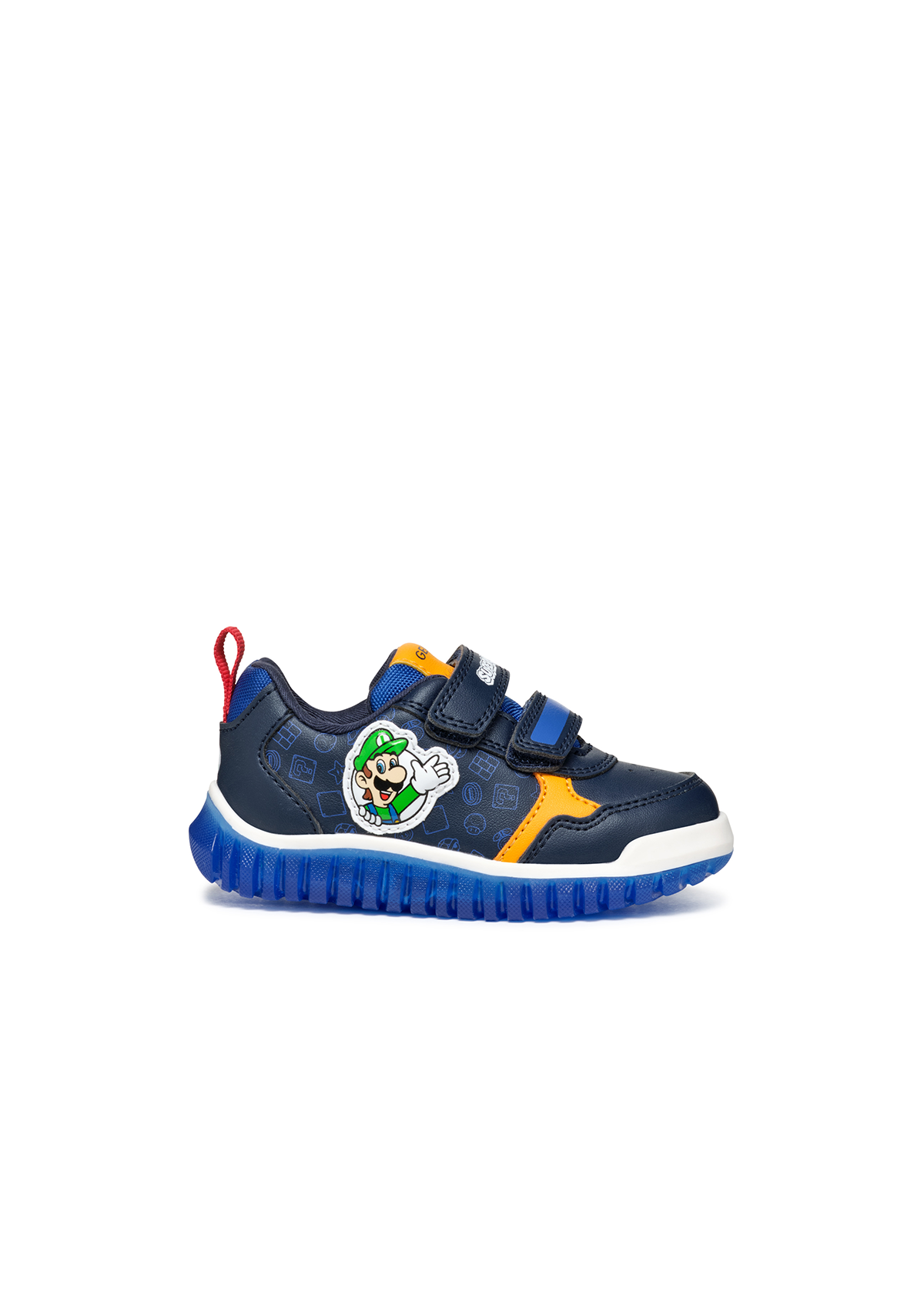 Geox Baby Boys Trainer LIGHTYLOO Super Mario Navy/Royal