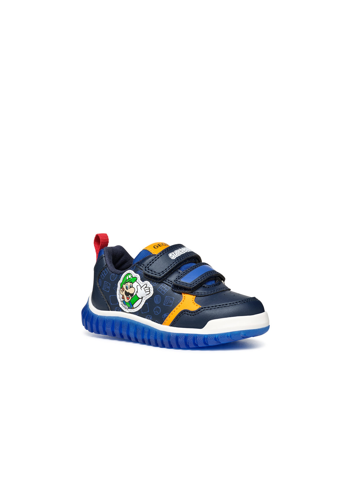 Geox Baby Boys Trainer LIGHTYLOO Super Mario Navy/Royal