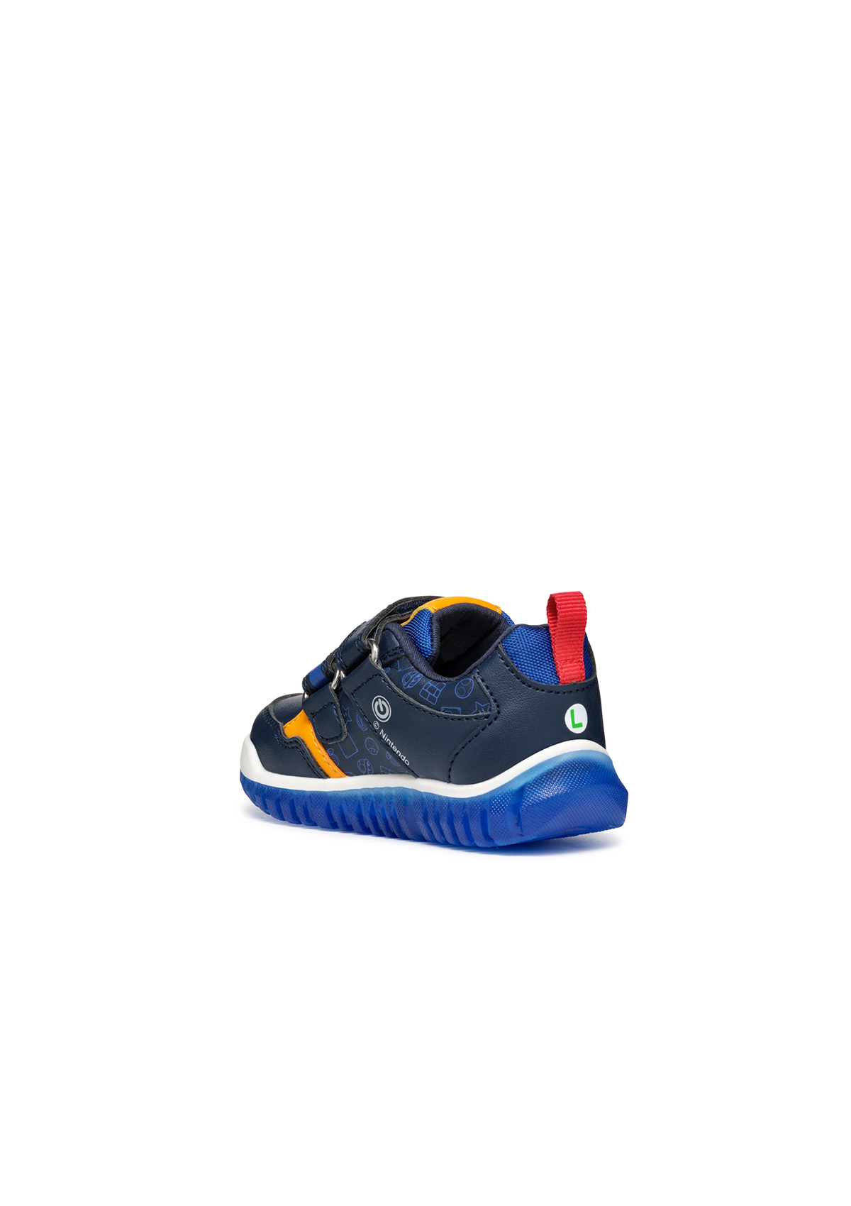 Geox Baby Boys Trainer LIGHTYLOO Super Mario Navy/Royal