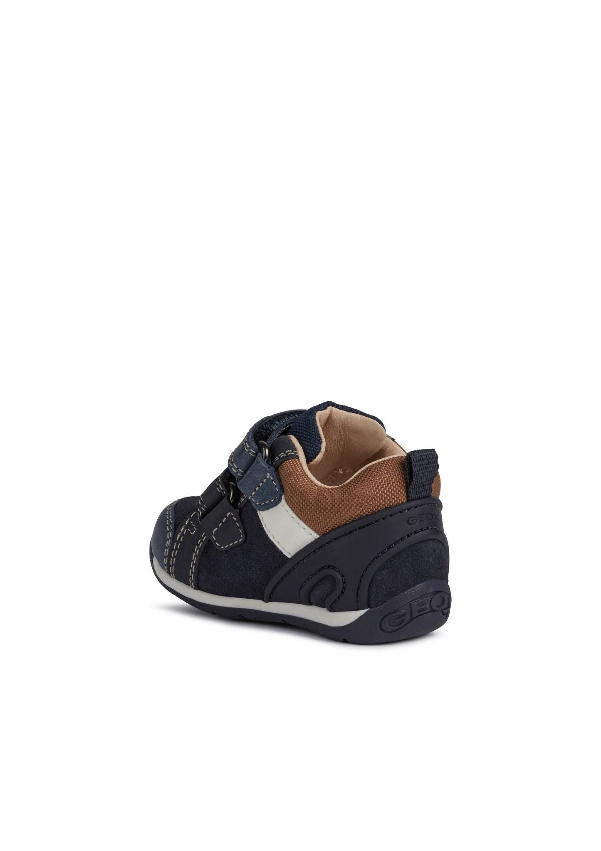 Geox Baby Boys Trainers EACH Navy Light Brown back