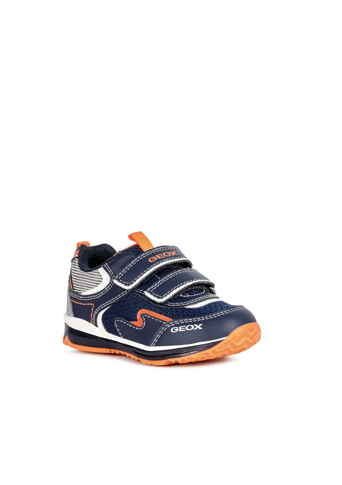 Geox Baby Boys Trainers TODO Navy Orange side front