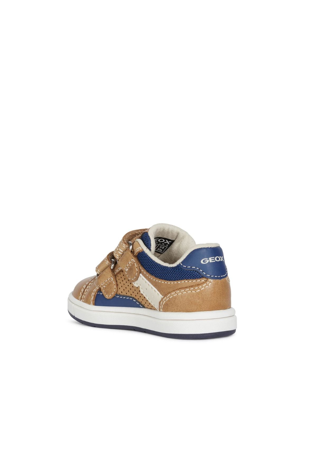 Geox Baby Boys Trainers TROTTOLA Caramel Navy back