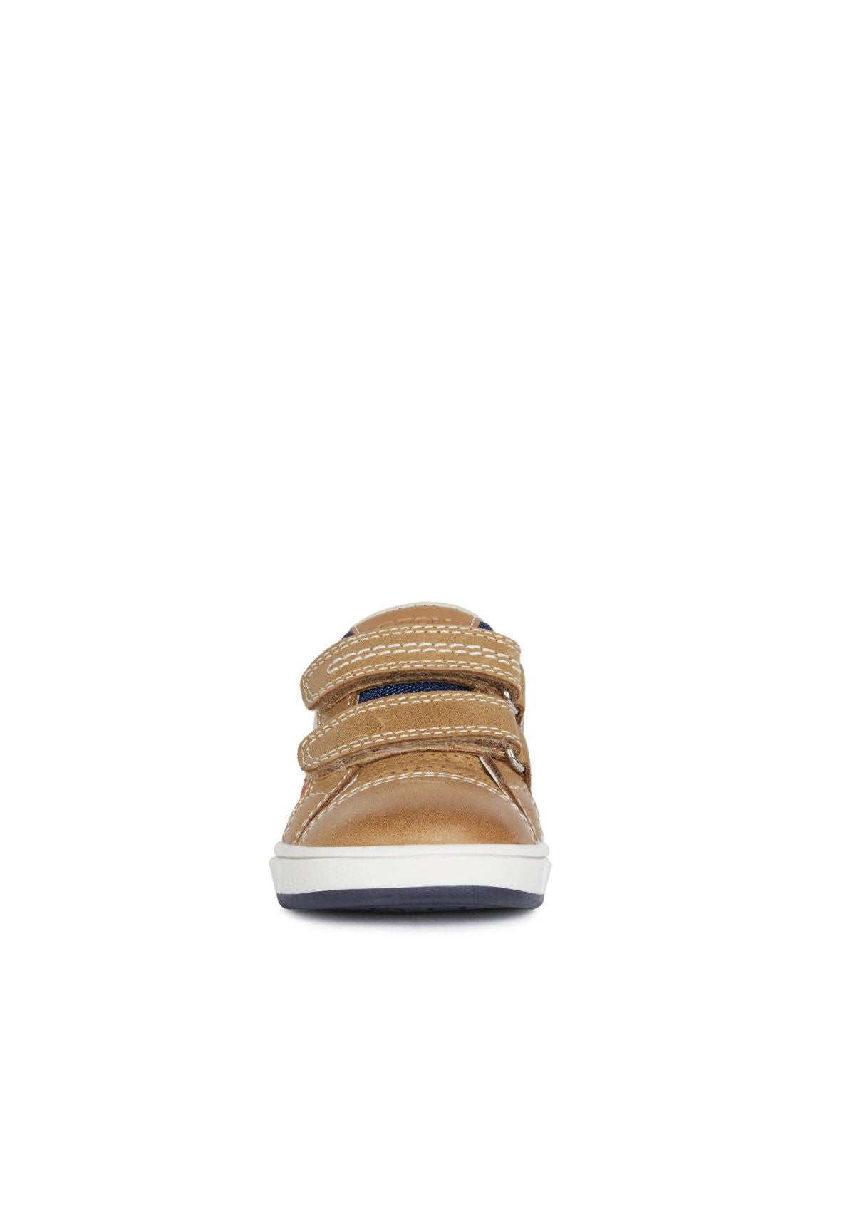 Geox Baby Boys Trainers TROTTOLA Caramel Navy front