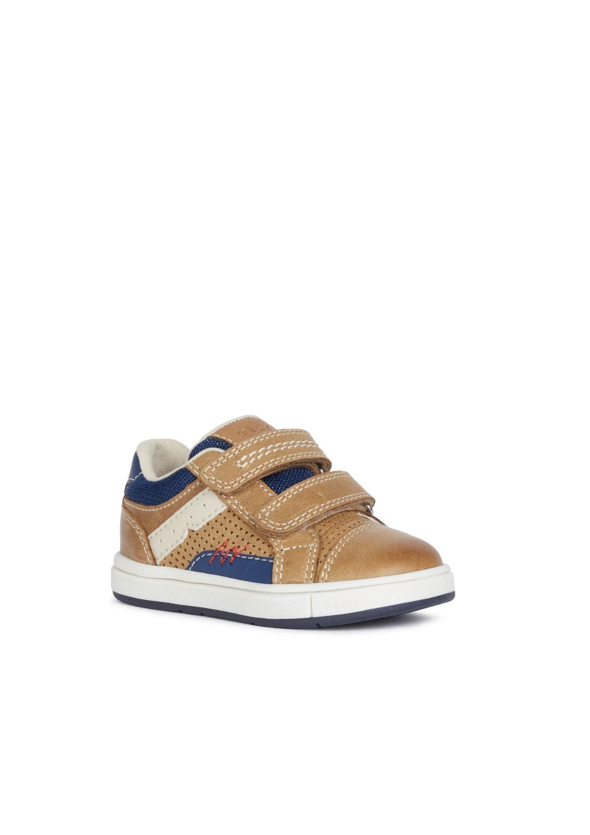 Geox Baby Boys Trainers TROTTOLA Caramel Navy side front