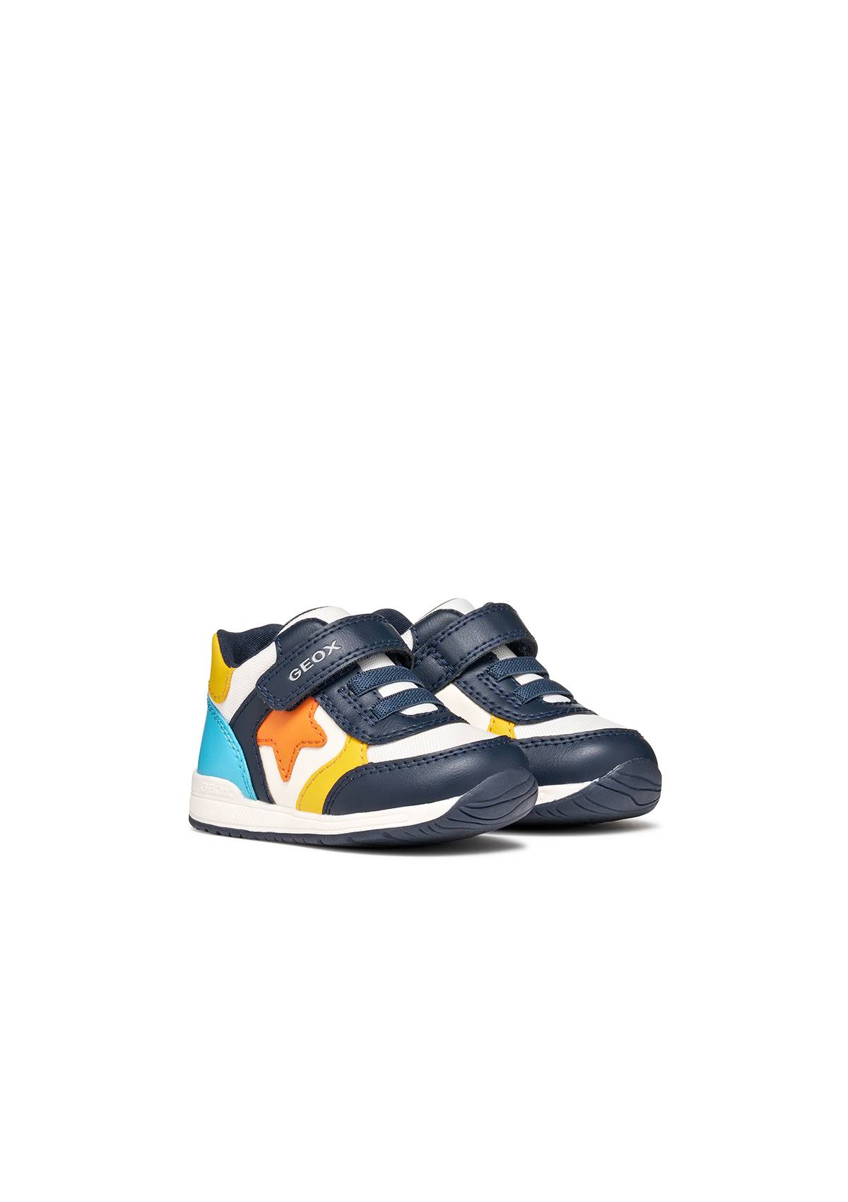Geox Baby Boys Trainers RISHON Trainers Off White Navy