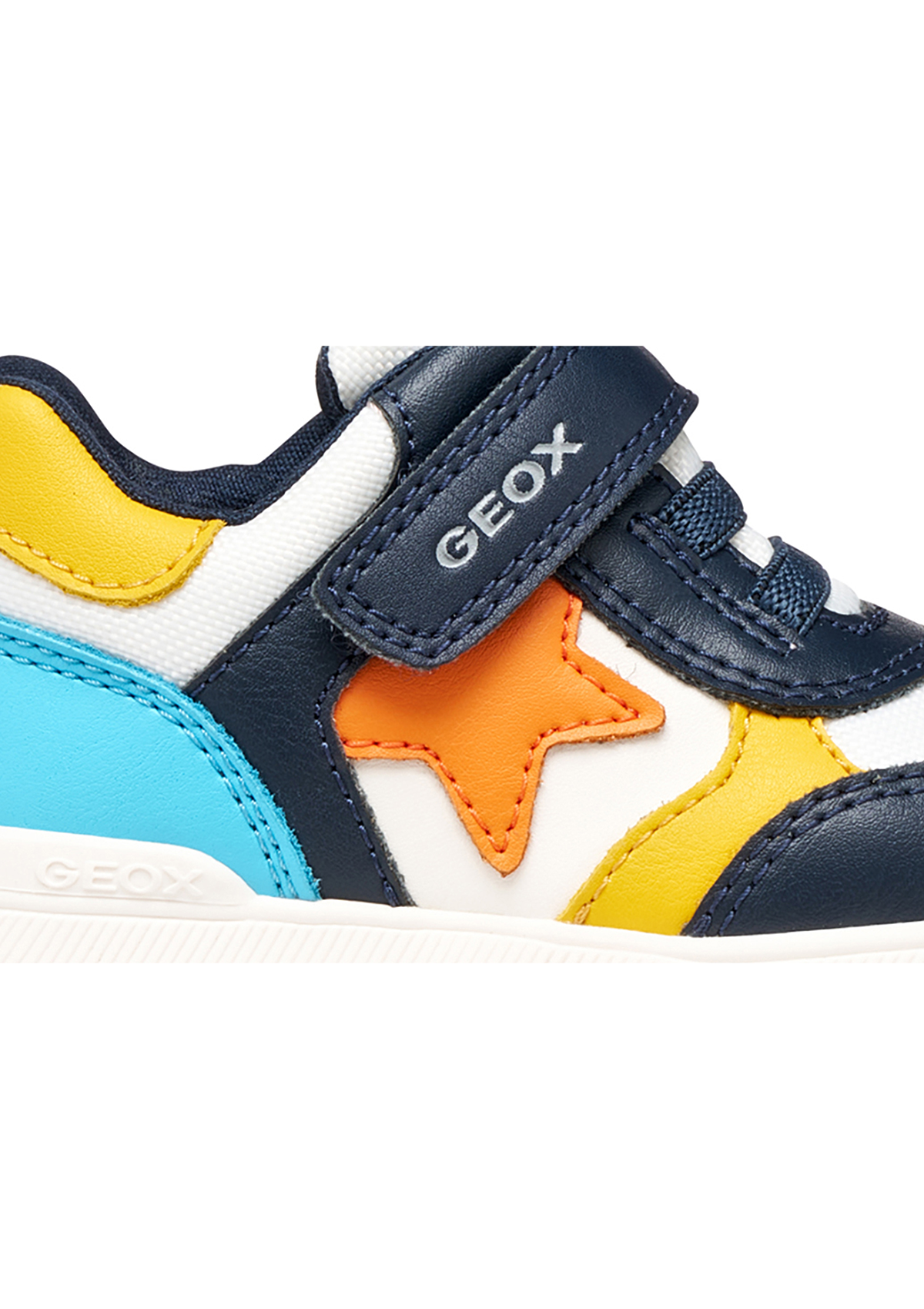 Geox Baby Boys Trainers RISHON Trainers Off White Navy