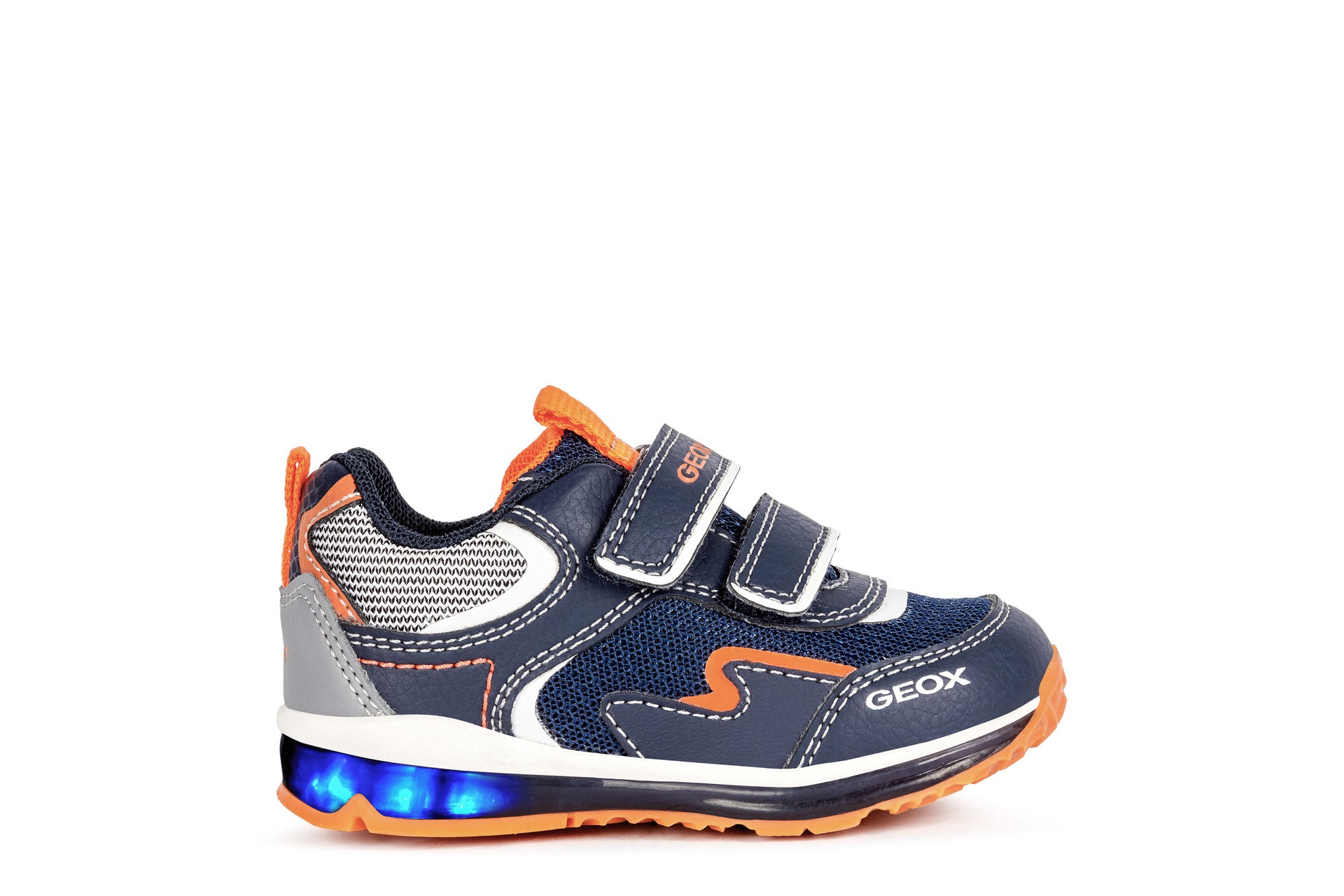 Geox Baby Boys Trainer TODO Navy Fluo-Orange