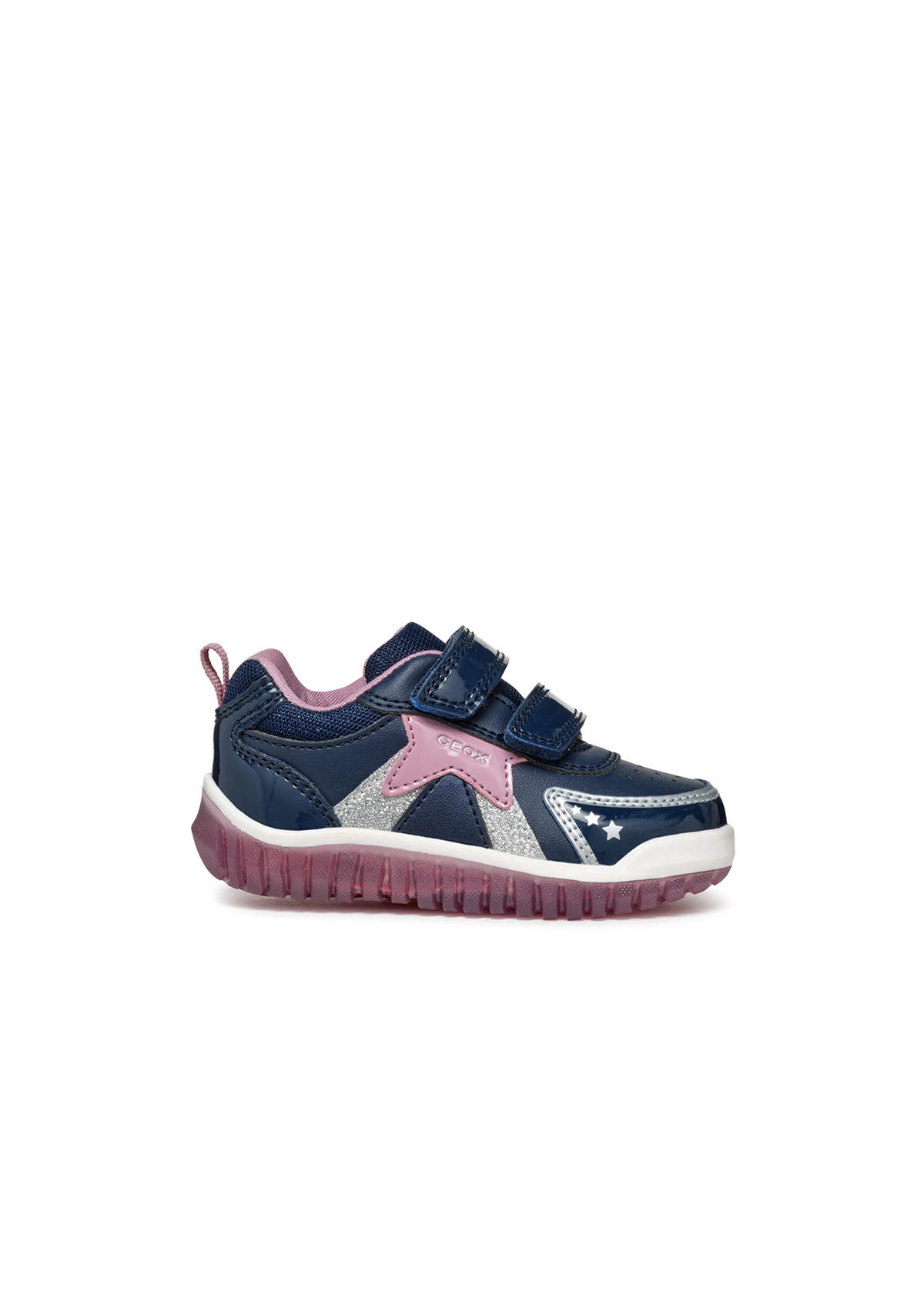 Geox Baby Girl Trainers LIGHTYLOO Navy/Rose