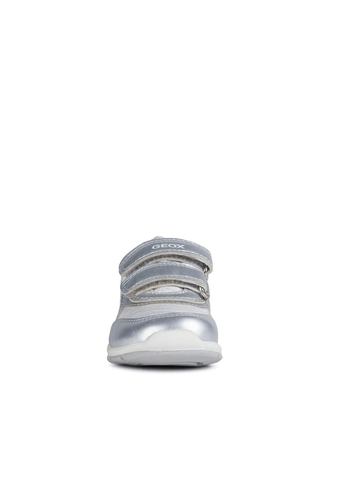 Geox Baby Girls Trainers SHAAX Silver front