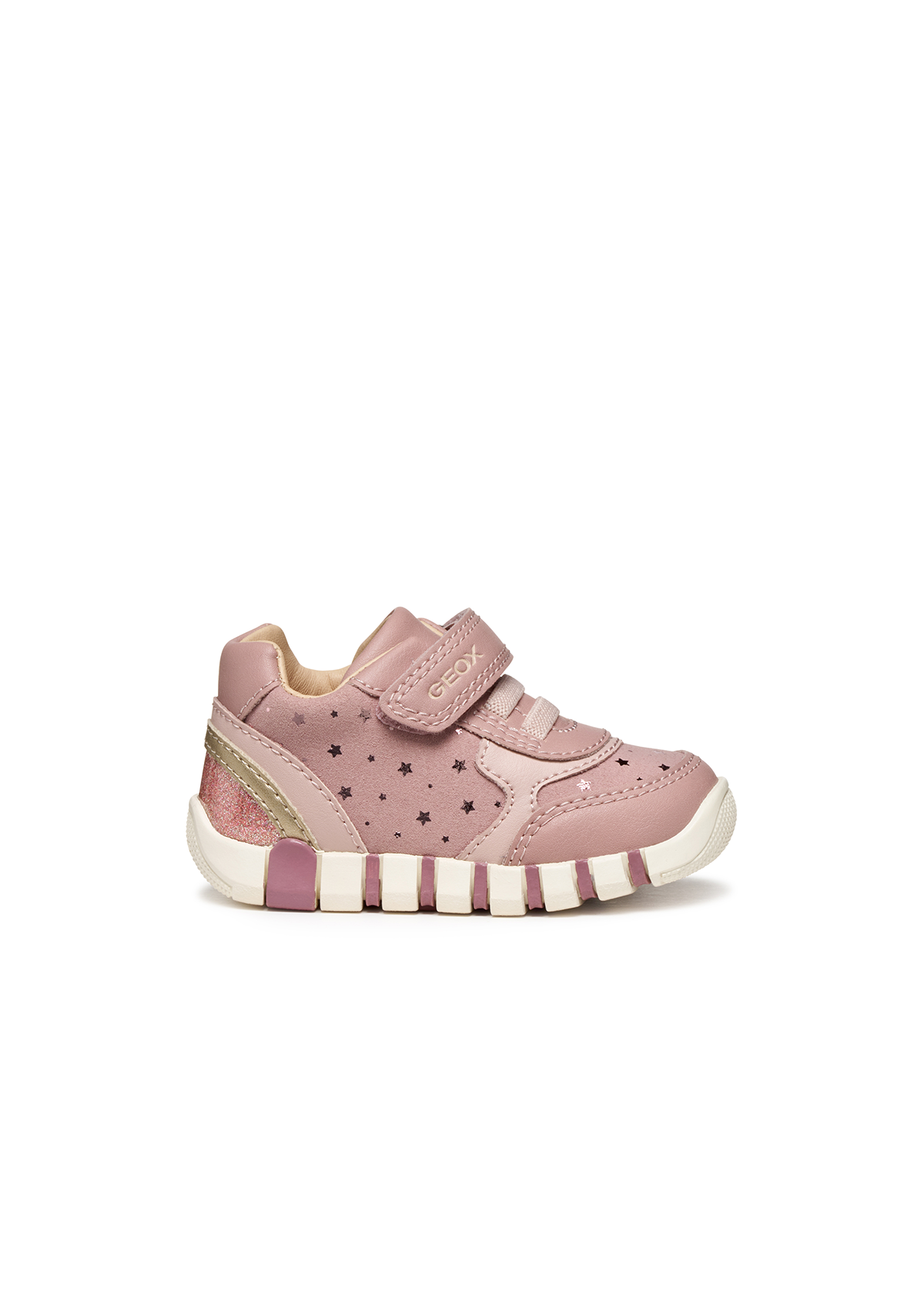 Geox Baby Girls Trainer IUPIDOO Antique Rose Platinum