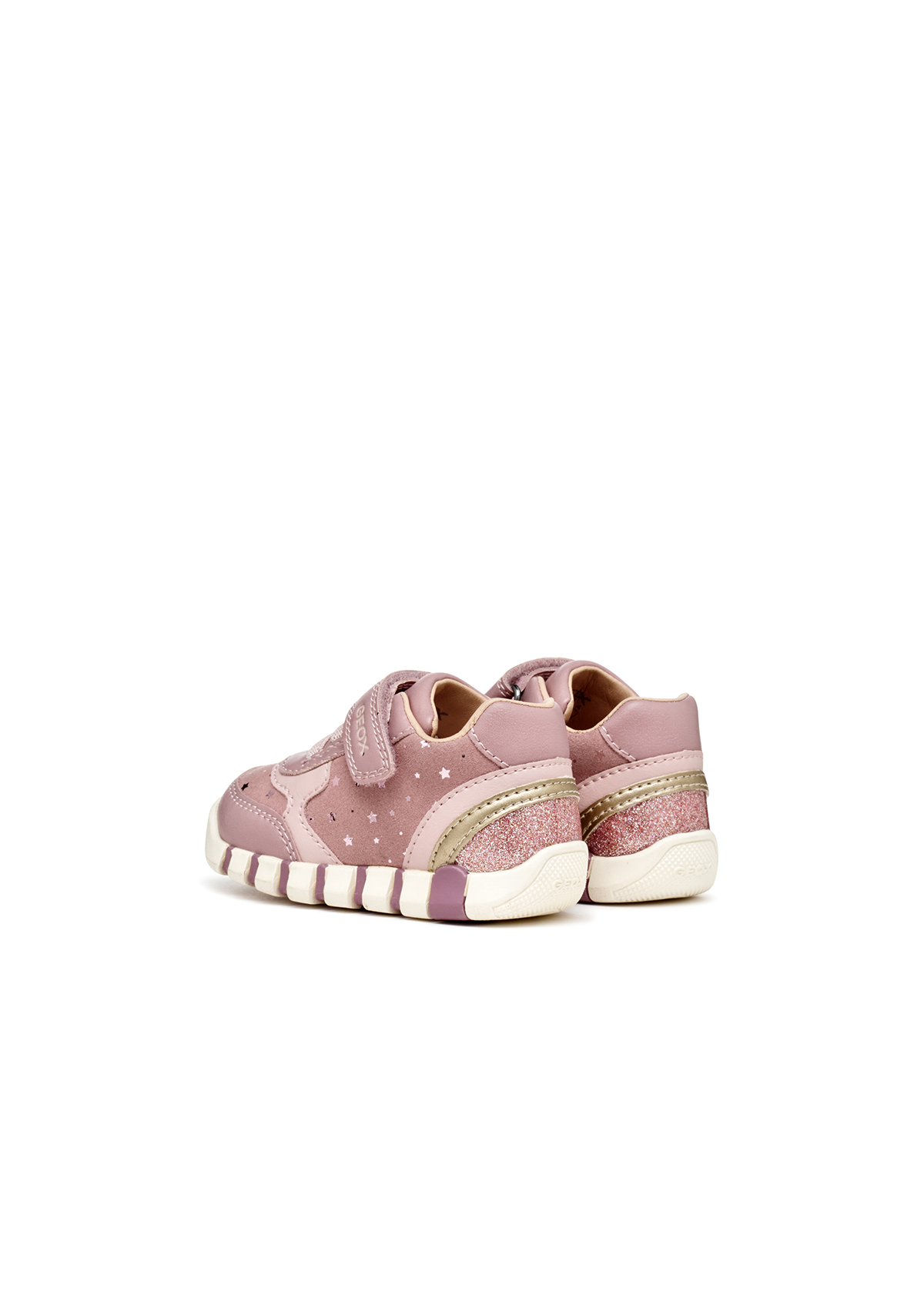 Geox Baby Girls Trainer IUPIDOO Antique Rose Platinum