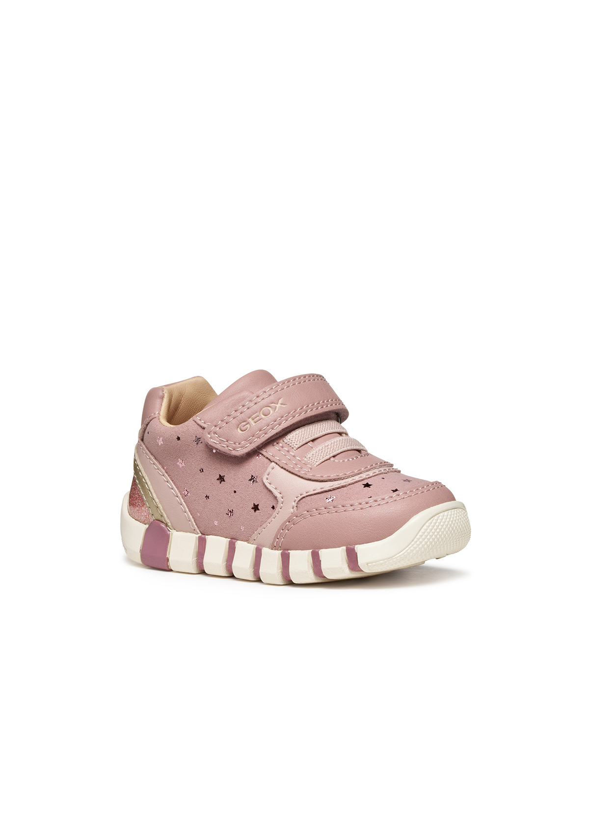 Geox Baby Girls Trainer IUPIDOO Antique Rose Platinum