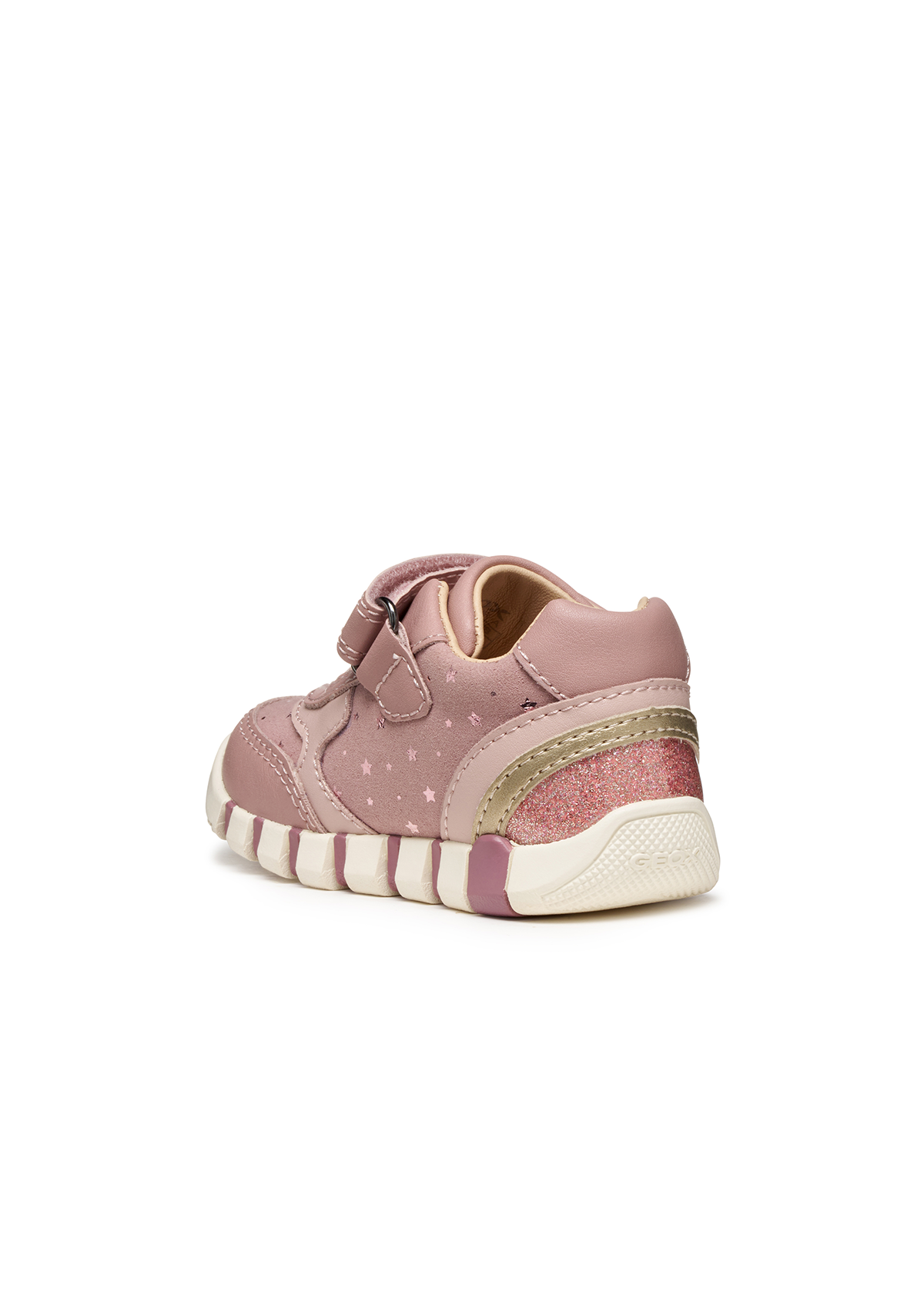 Geox Baby Girls Trainer IUPIDOO Antique Rose Platinum