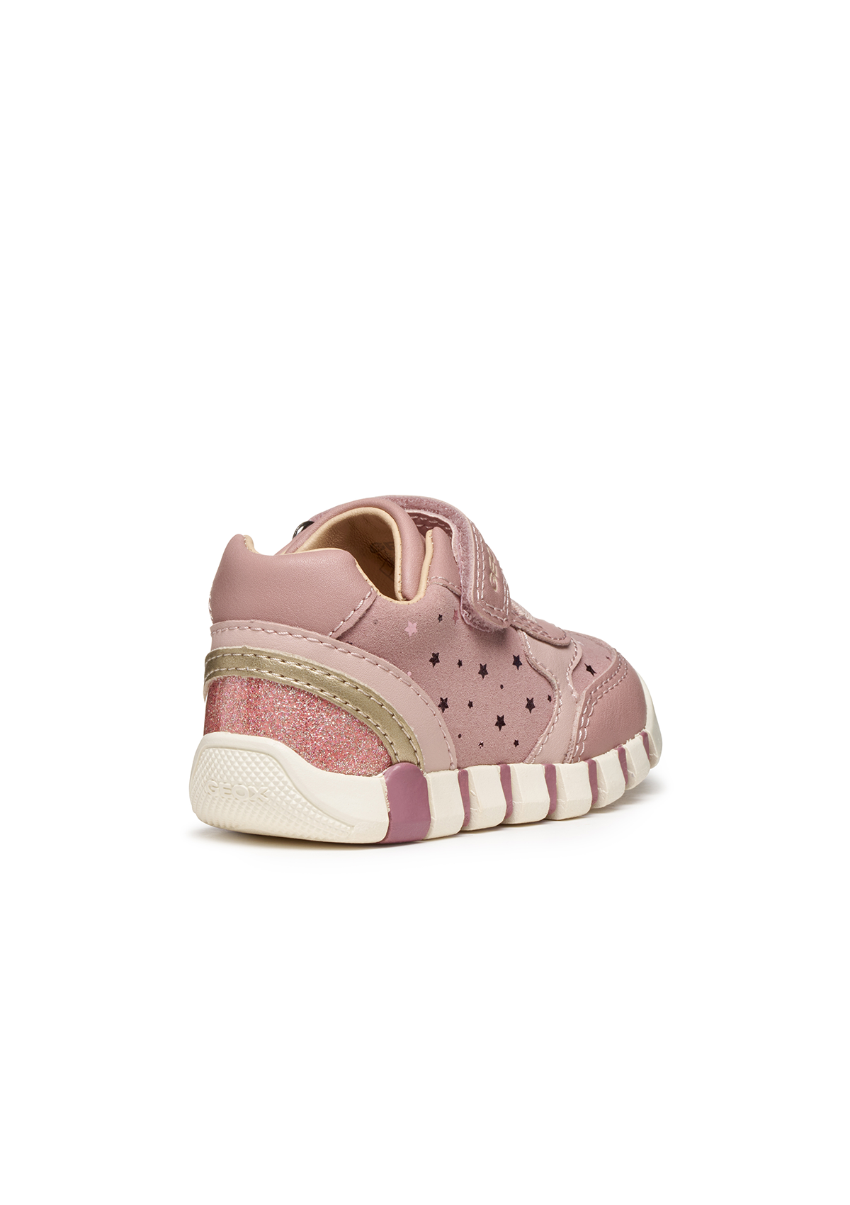 Geox Baby Girls Trainer IUPIDOO Antique Rose Platinum