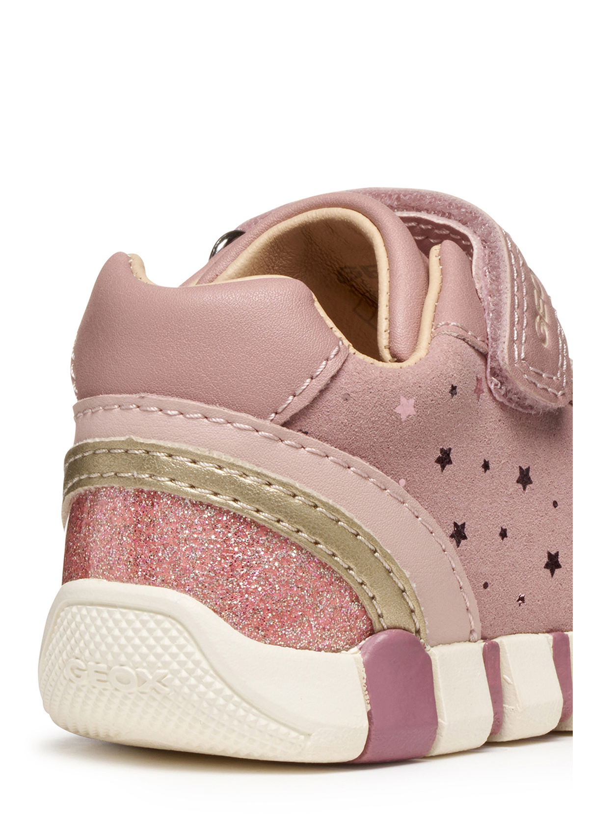 Geox Baby Girls Trainer IUPIDOO Antique Rose Platinum