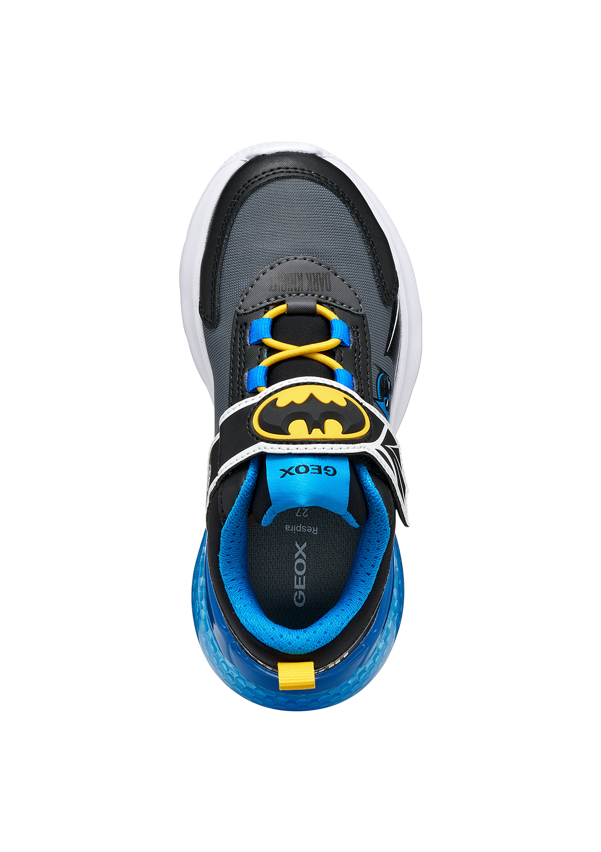 Geox Junior Boys Trainer ACTIVART ILLUMINUS Black Sky