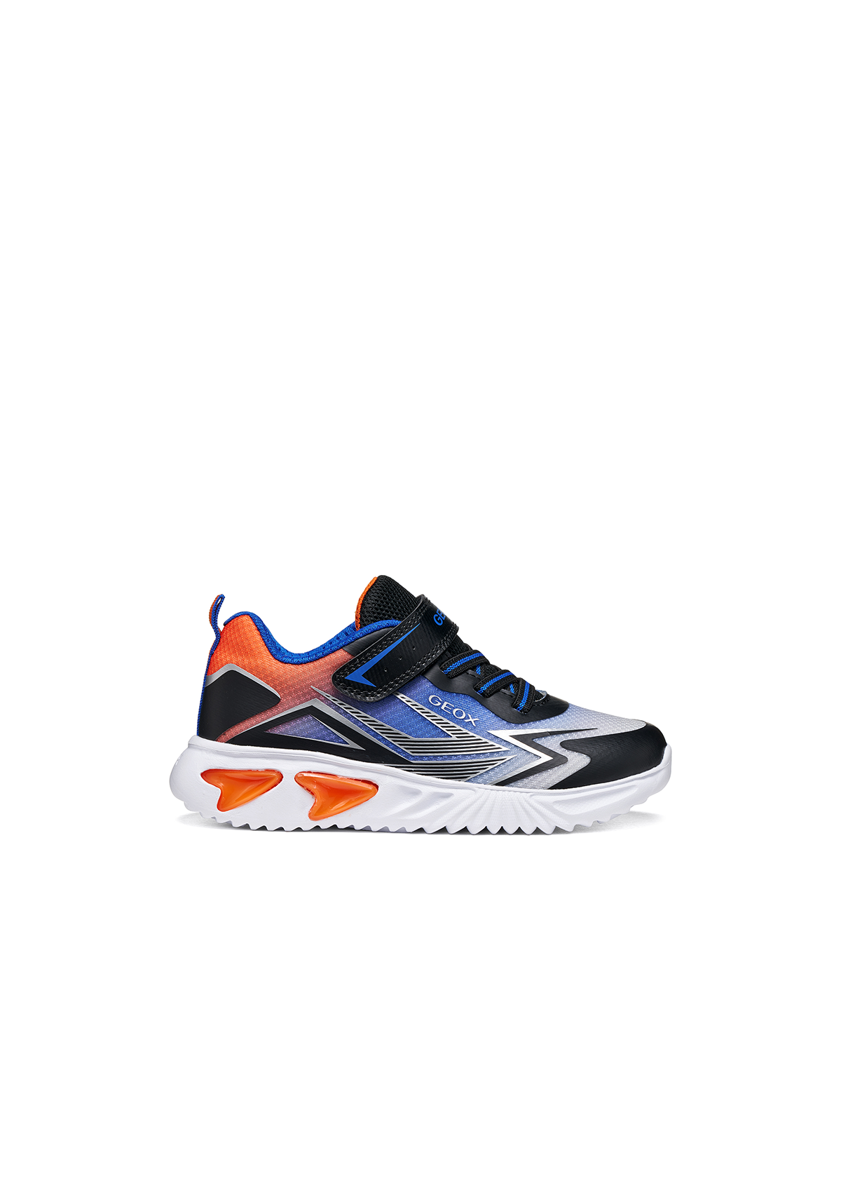 Geox Junior Boys Trainer ASSISTER Black Orange
