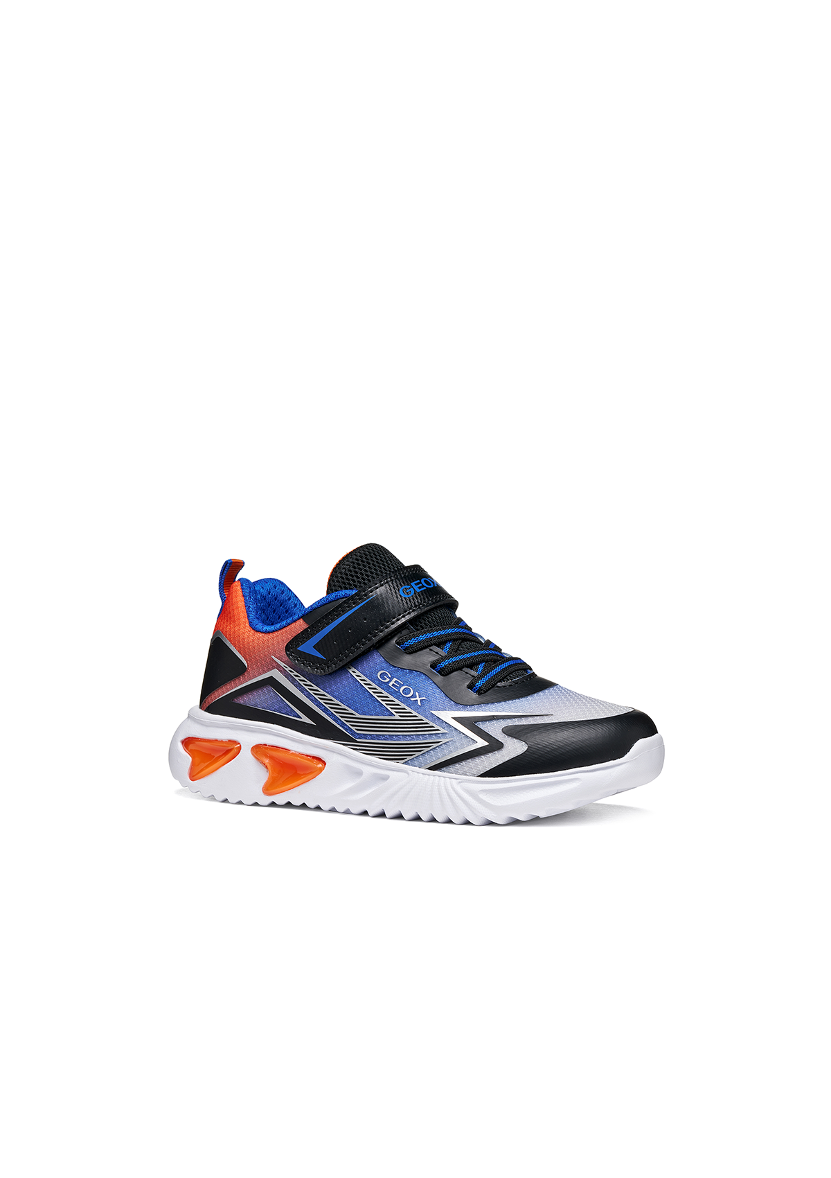 Geox Junior Boys Trainer ASSISTER Black Orange