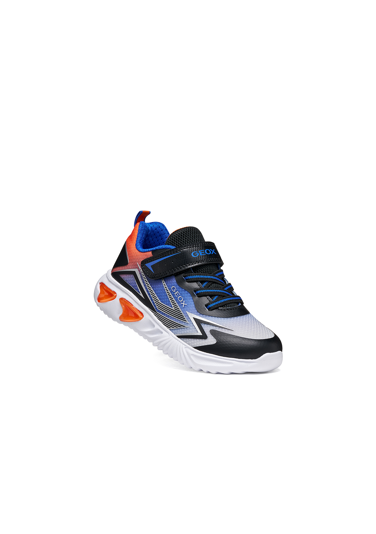 Geox Junior Boys Trainer ASSISTER Black Orange