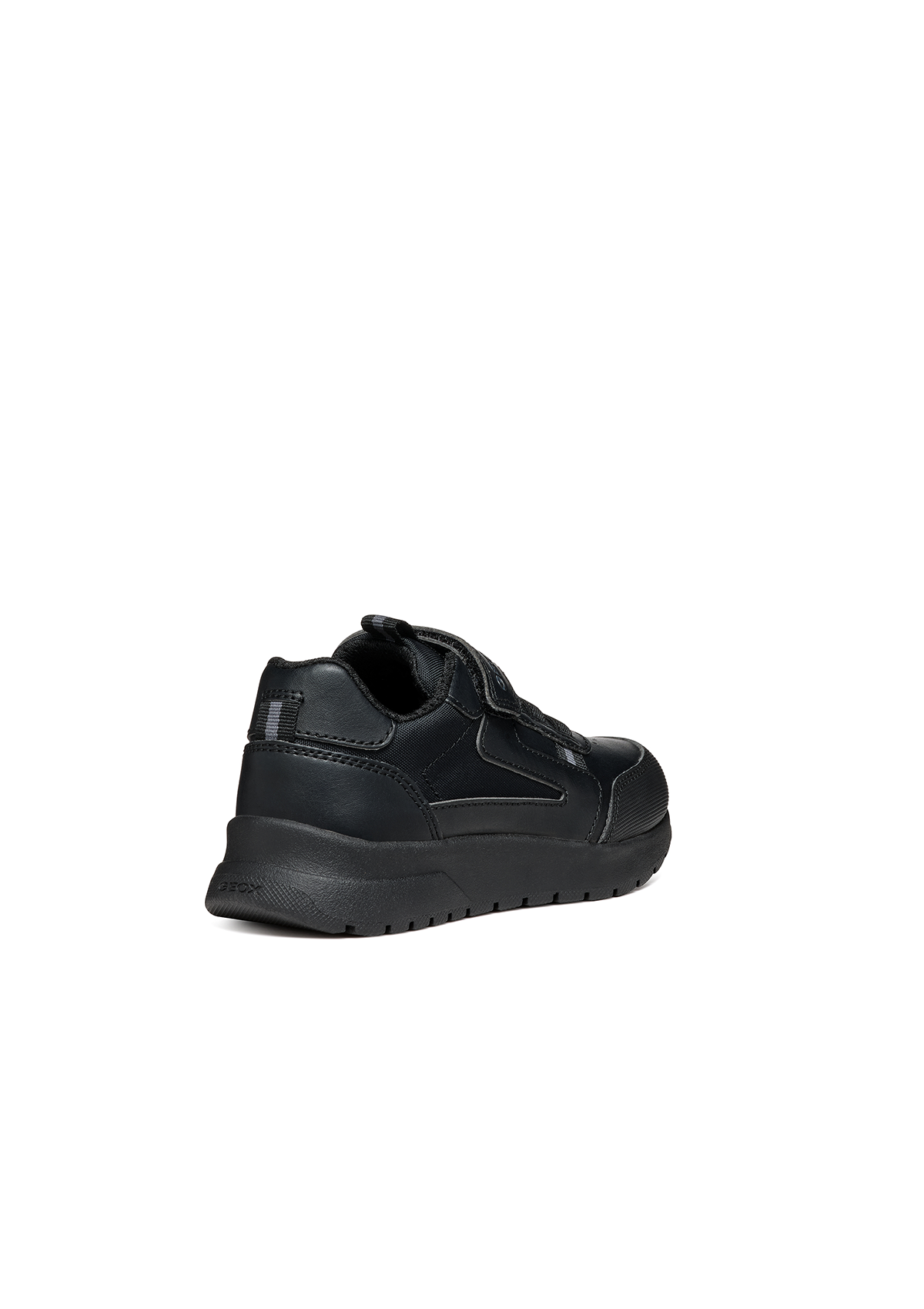 Geox Junior Boys Trainers BRIEZEE Black Leather