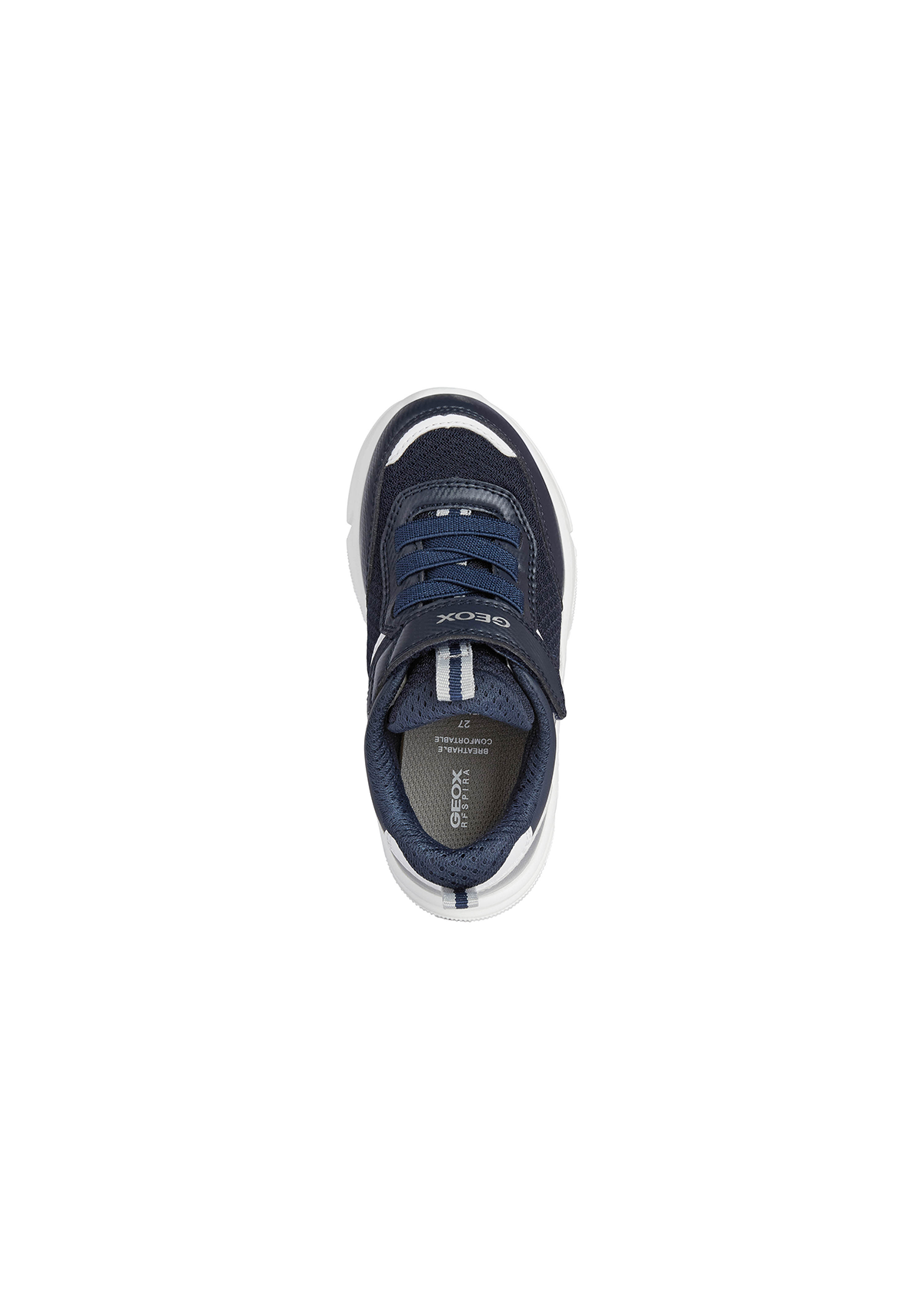 Geox Boys Trainers ARIL Navy Silver