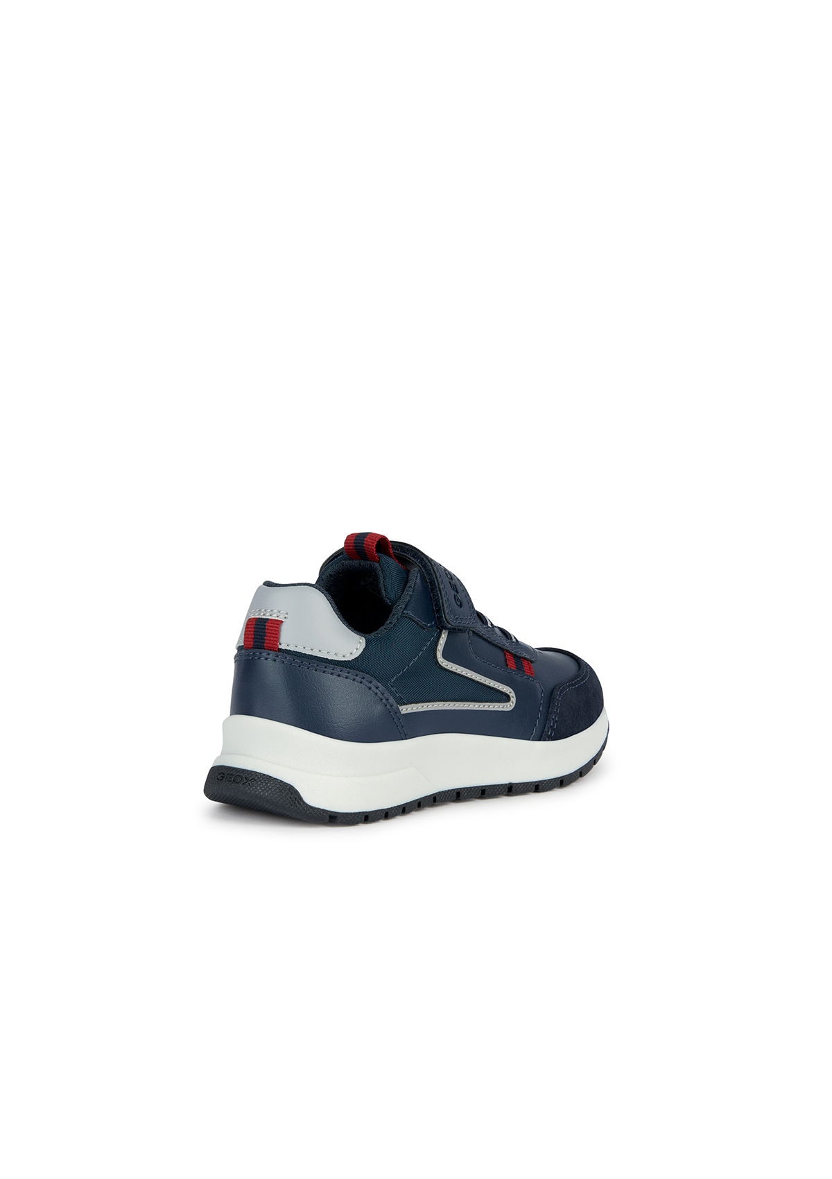 Geox Junior Boys Trainers BRIEZEE Navy/Dk Red