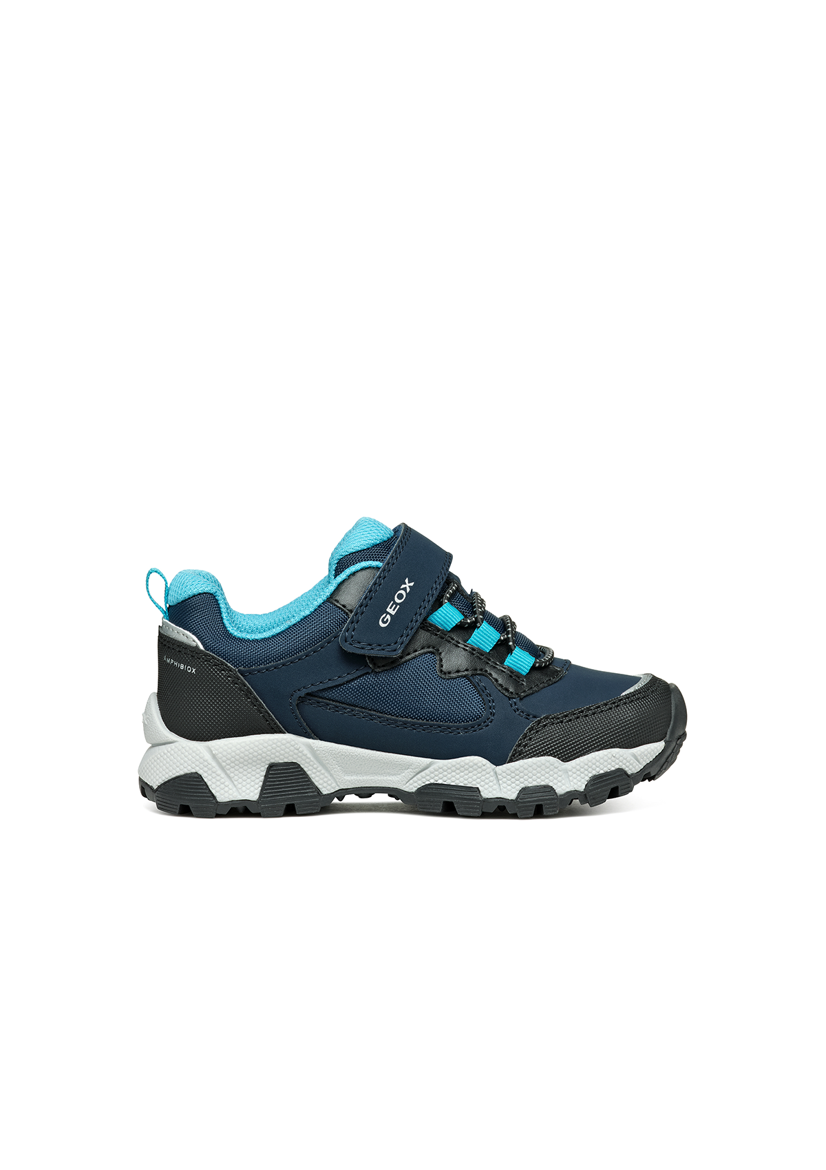 Geox Boys Trainers Magnetar Navy/Lt Blue