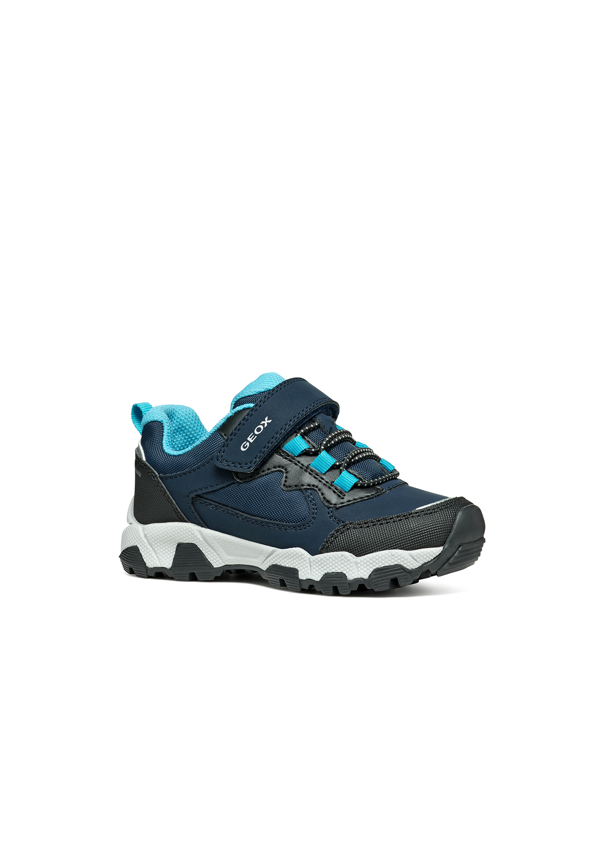 Geox Boys Trainers Magnetar Navy/Lt Blue