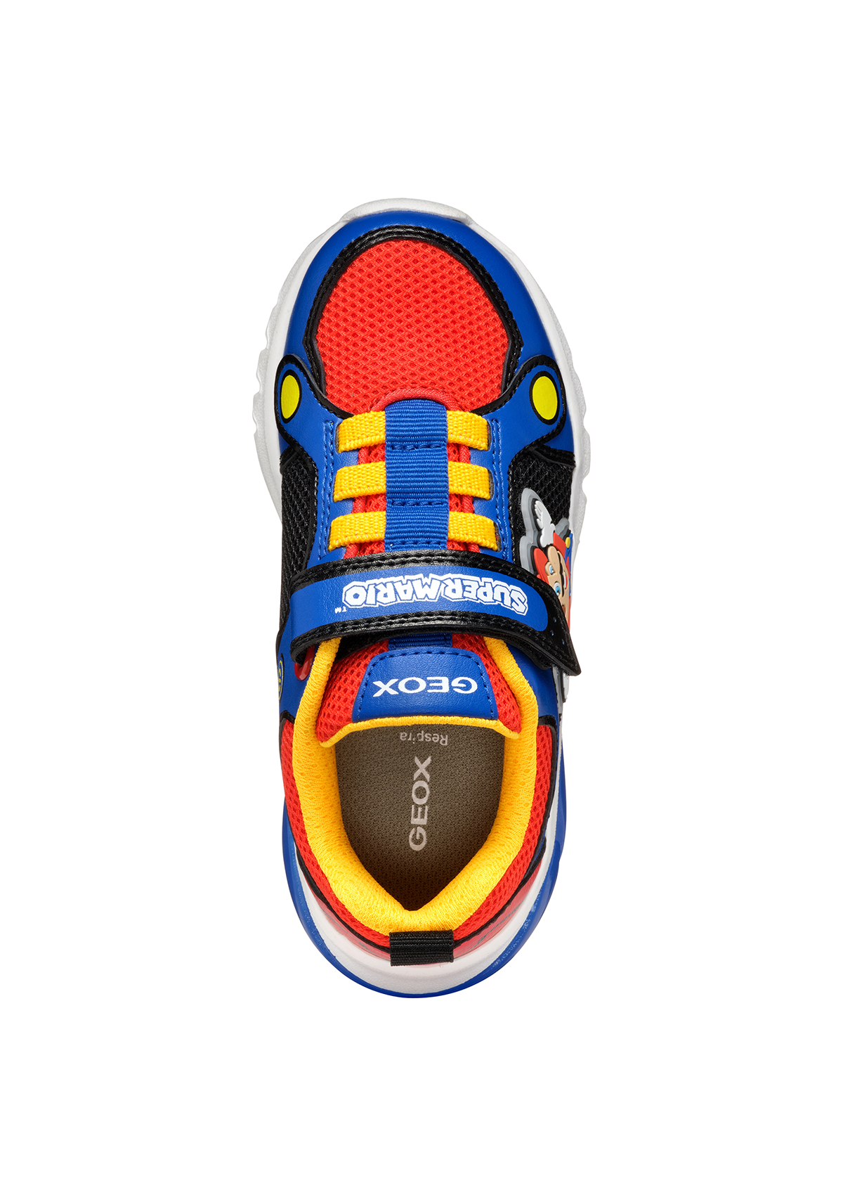 Geox Junior Boys Trainer CIBERDRON SuperMario Royal-Red