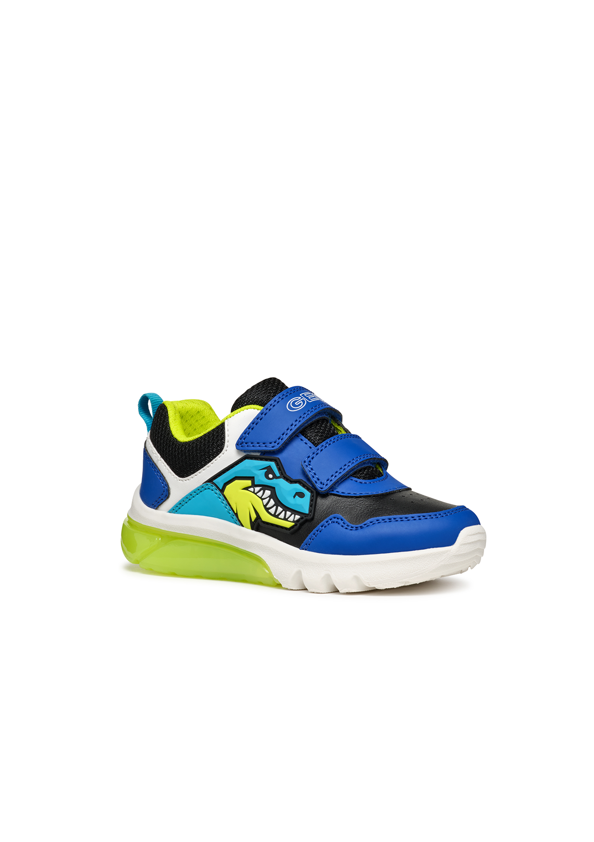 Geox Boys Trainer CIBERDRON Lights-Up Royal/Lt Blue