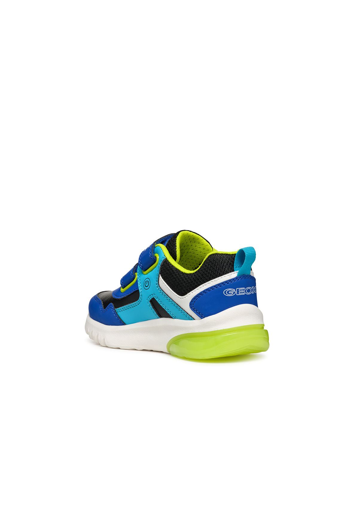 Geox Boys Trainer CIBERDRON Lights-Up Royal/Lt Blue