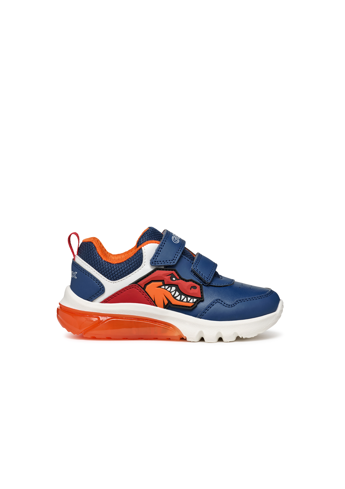 Geox Boys Trainer CIBERDRON Lights-Up Avio/Red