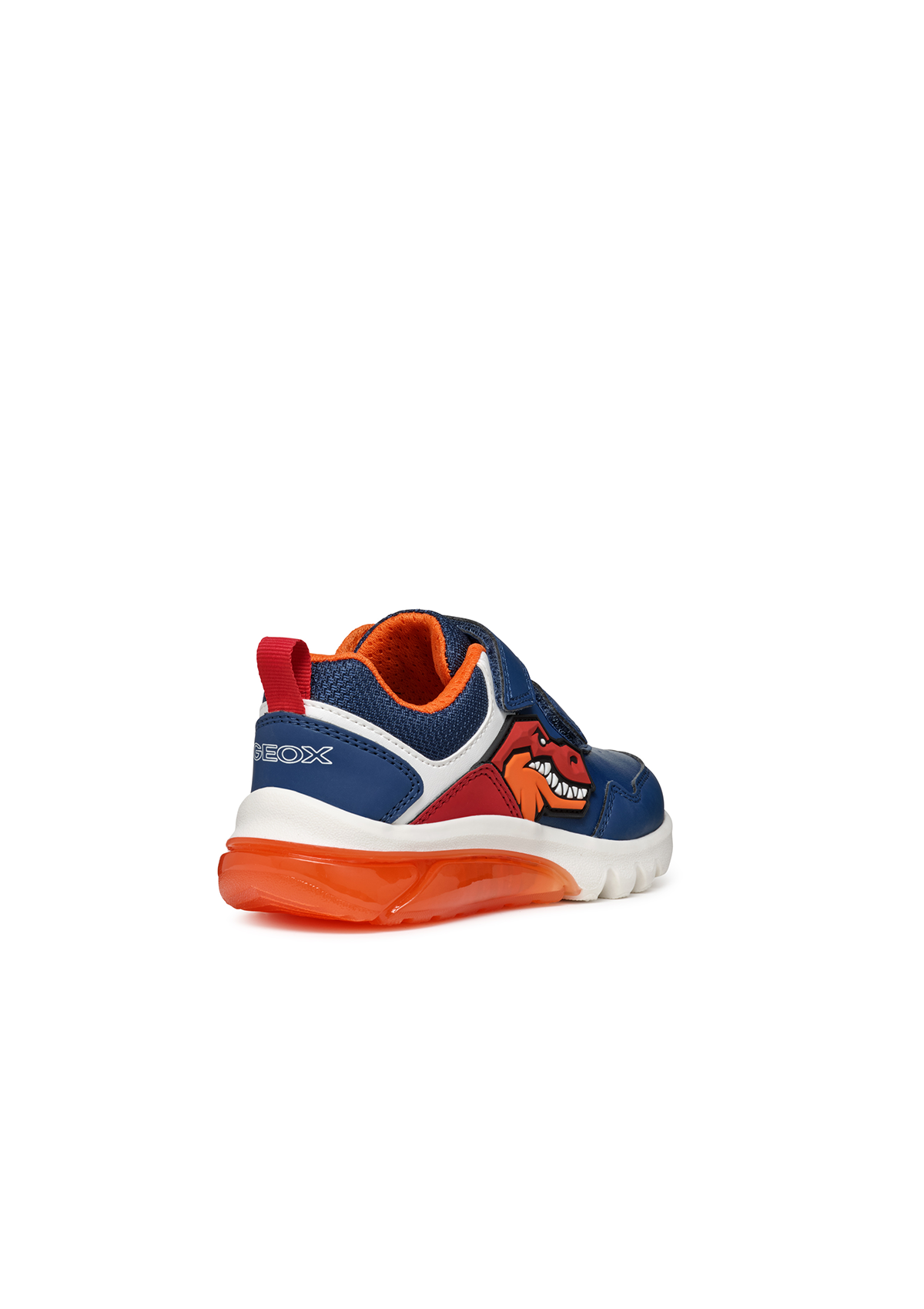 Geox Boys Trainer CIBERDRON Lights-Up Avio/Red