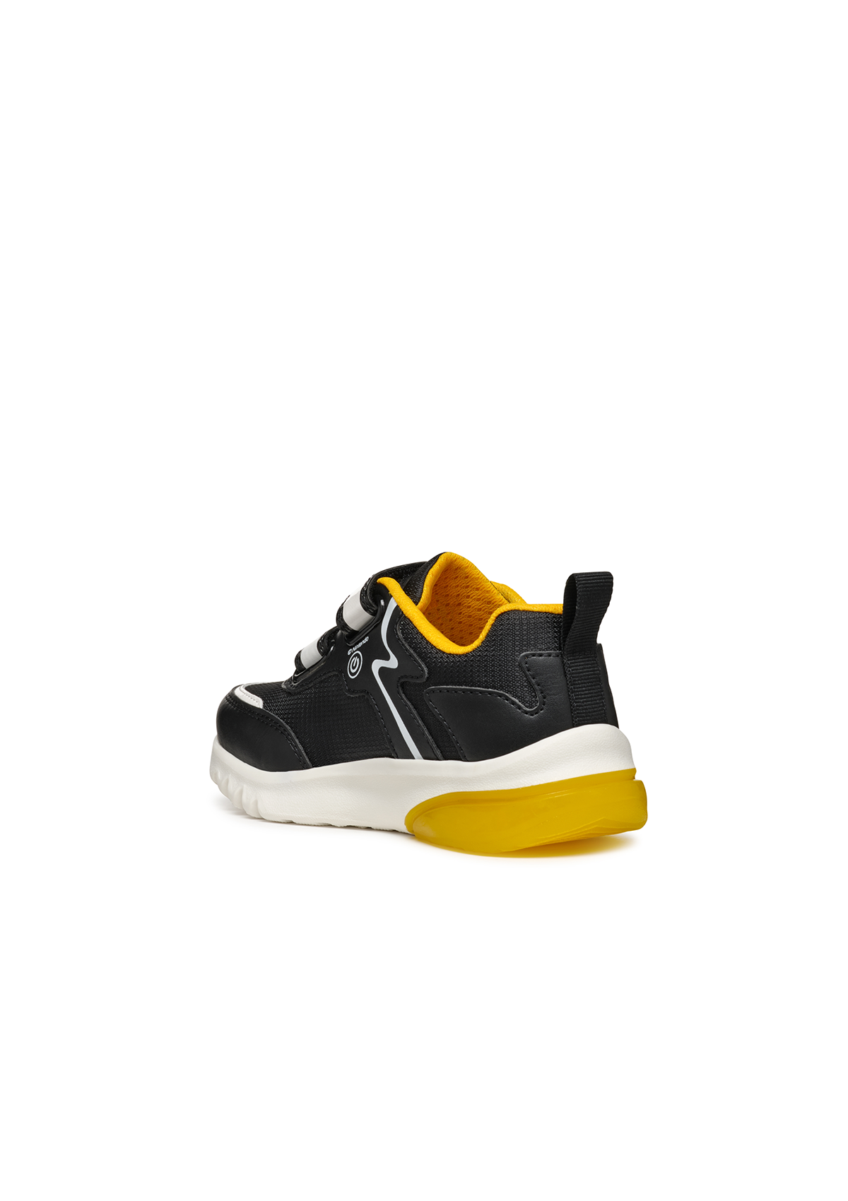 Geox Boys Trainer CIBERDRON Lights-Up Super Mario Black/Yellow