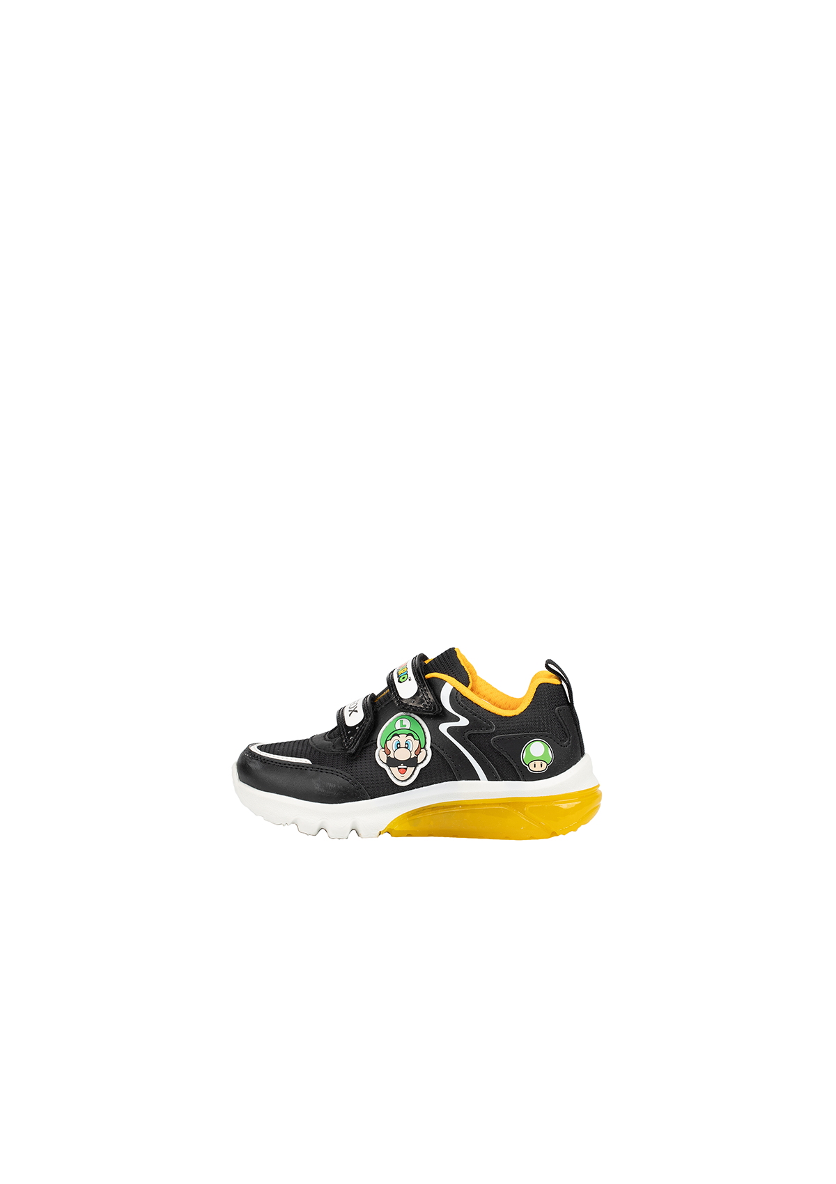 Geox Boys Trainer CIBERDRON Lights-Up Super Mario Black/Yellow