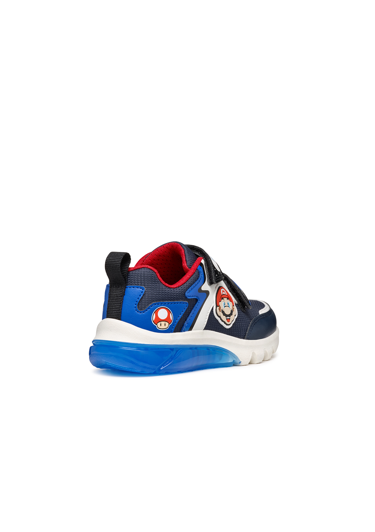 Geox Boys Trainer CIBERDRON Lights-Up Super Mario Navy/Royal