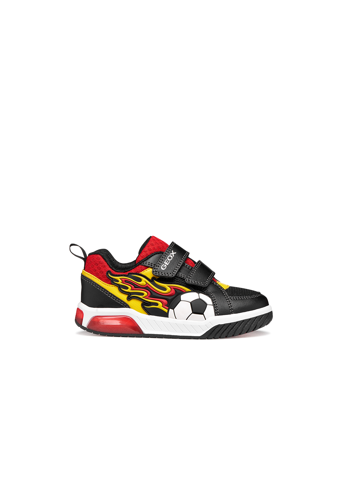 Geox Junior Boys Trainer flame INEK Black Yellow